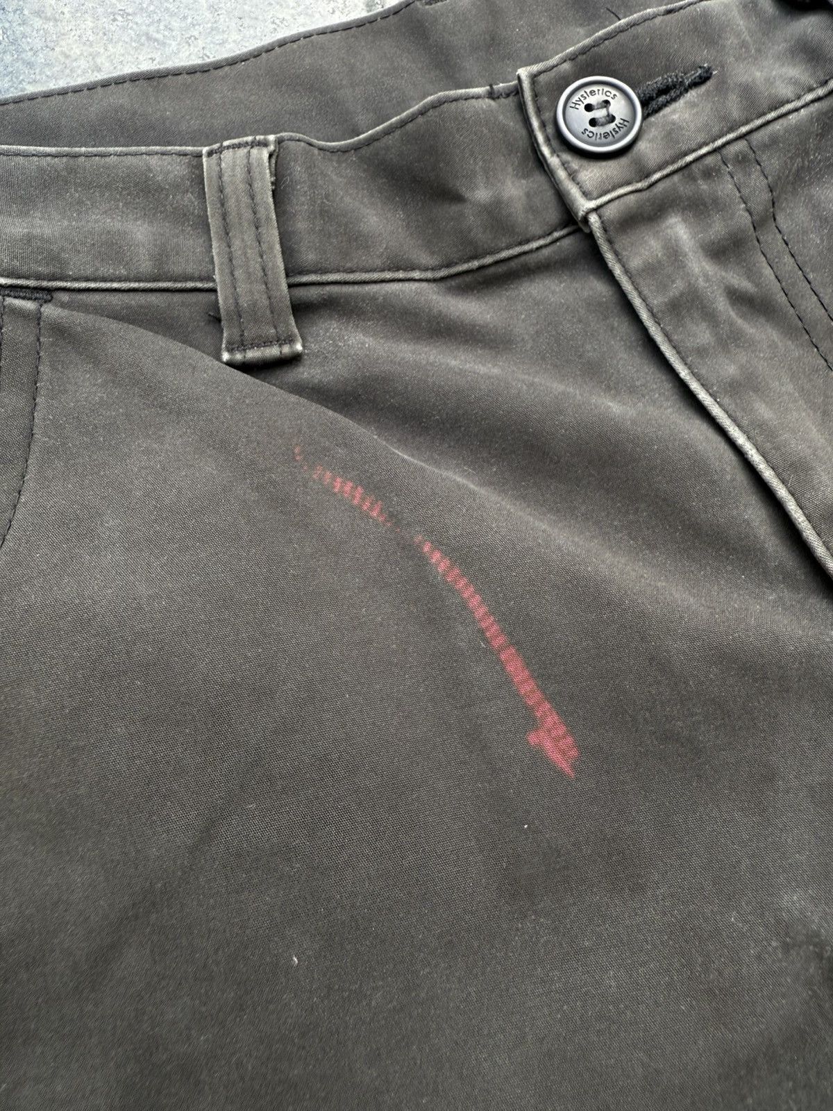 Hysteric Glamour 90's HYSTERIC GLAMOUR BOOTCUT CASUAL RARE Y2K LOGO PANTS Size 26" / US 2 / IT 38 - 7 Thumbnail