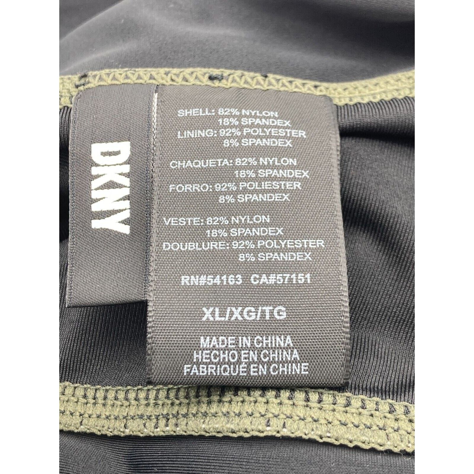 DKNY DKNY Animal Print High Waist Bikini Bottom Swimsuit XL Green Size ONE SIZE - 5 Thumbnail