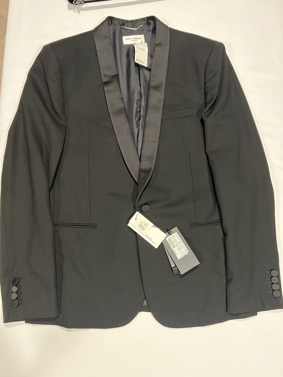 Saint Laurent Paris Saint Laurent Hedi Slimane Le Smocking blazer. 54/44. $3850 Size 44R - 1 Thumbnail