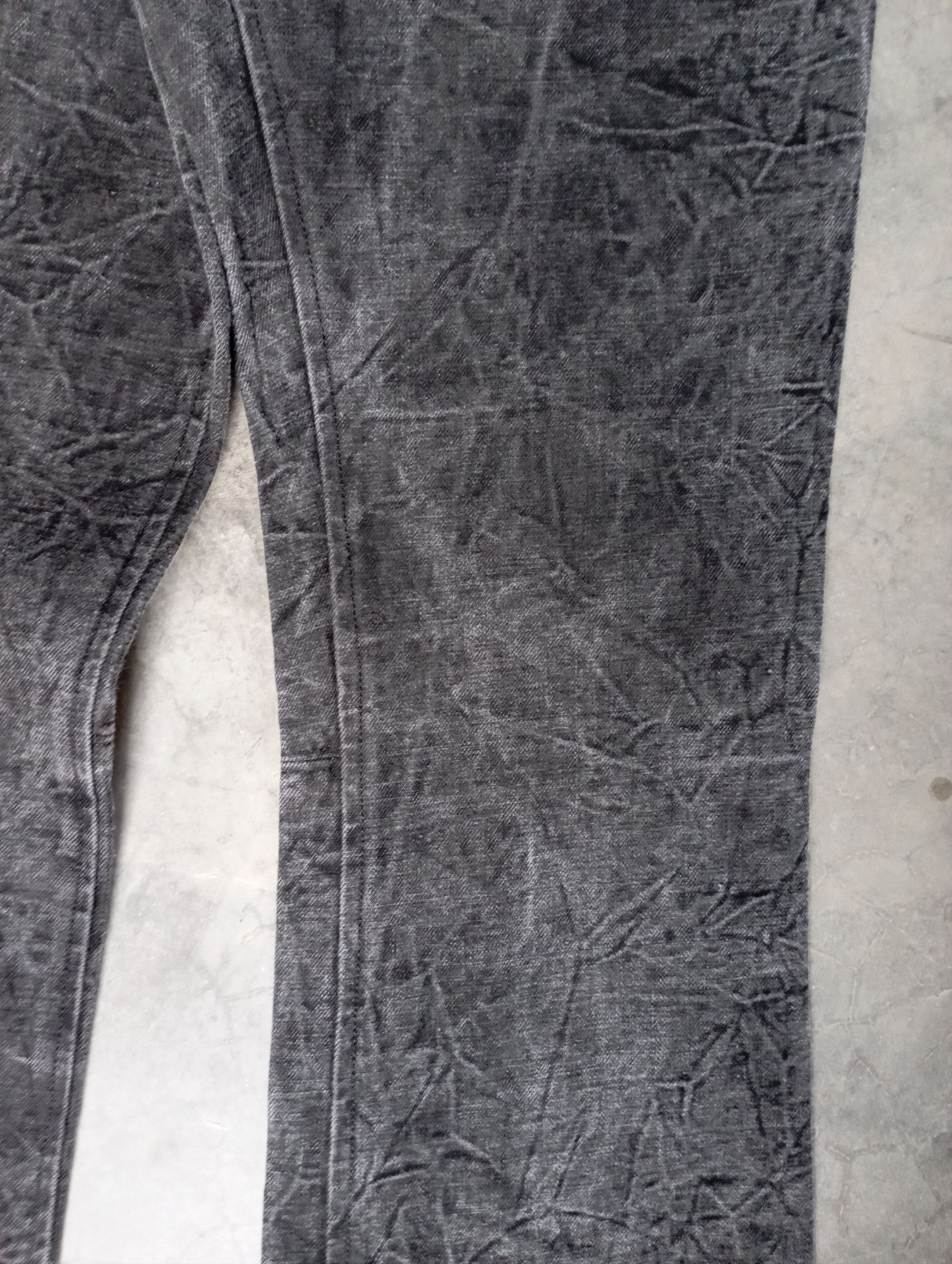 Nicole Club Flare Jeans Crazy Lightning Wash Faded Black Jpn Ng Ideboon Size US 27 - 4 Thumbnail