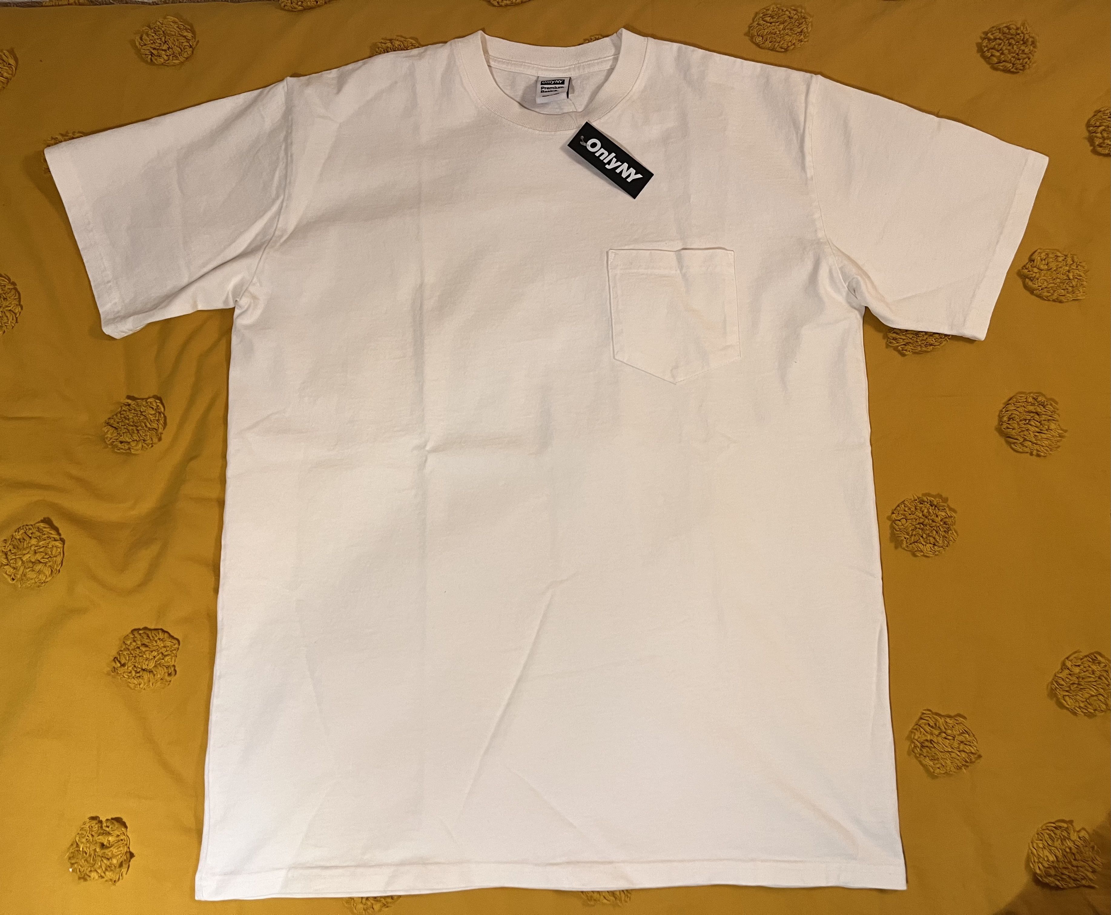 Only NY Only NY Premium Heavyweight Pocket T-Shirt White Size US L / EU 52-54 / 3 - 1 Thumbnail