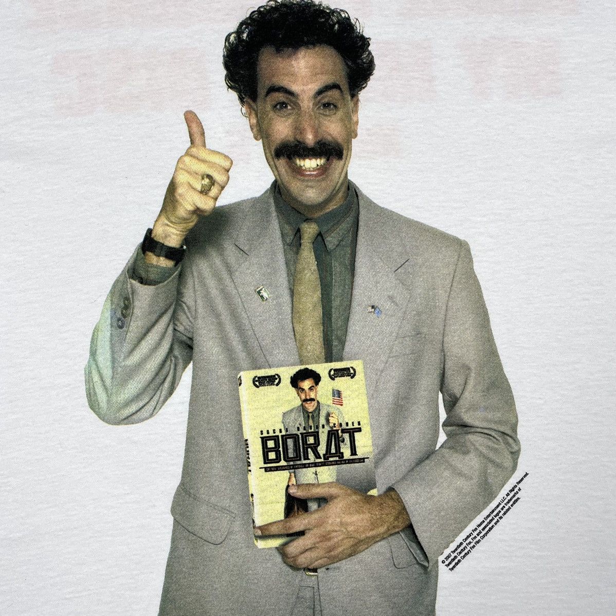 Vintage Vintage Borat Sacha Baron Cohen humor promo movie tee 2007 Size US L / EU 52-54 / 3 - 3 Thumbnail