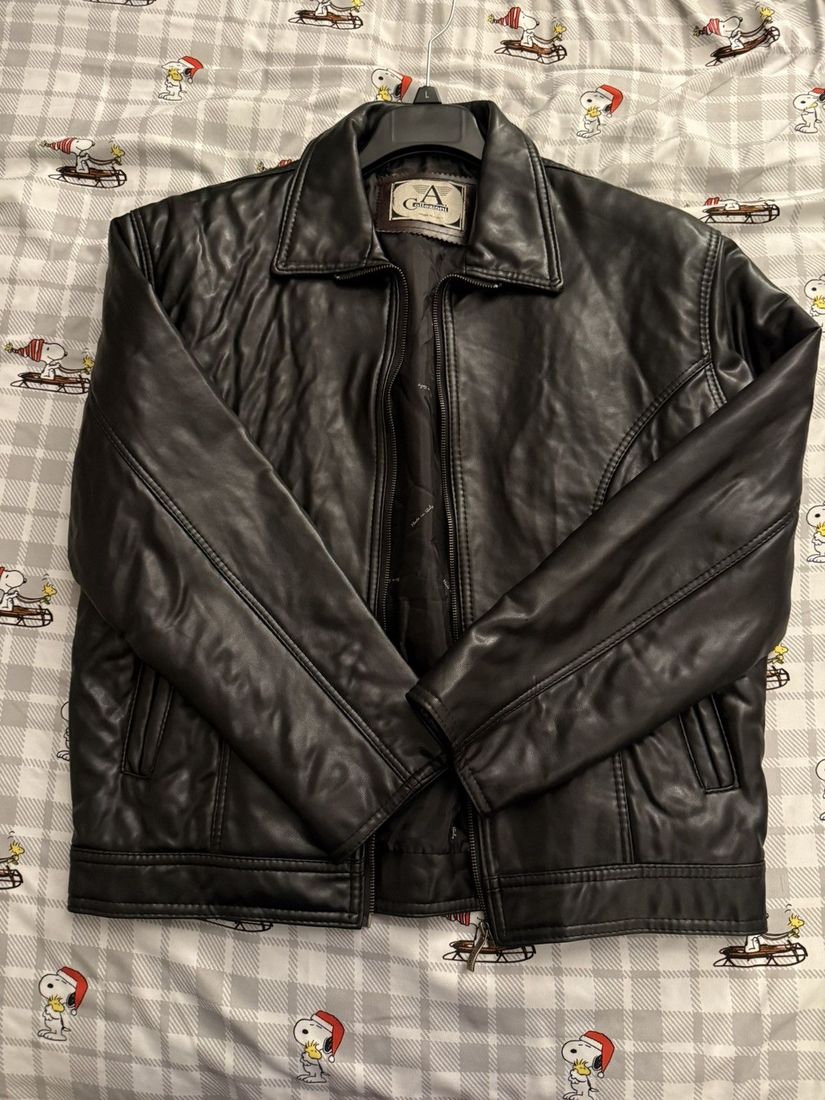 Armani Collezioni A Collezioni x Italian Leather Jacket Size US L / EU 52-54 / 3 - 1 Thumbnail