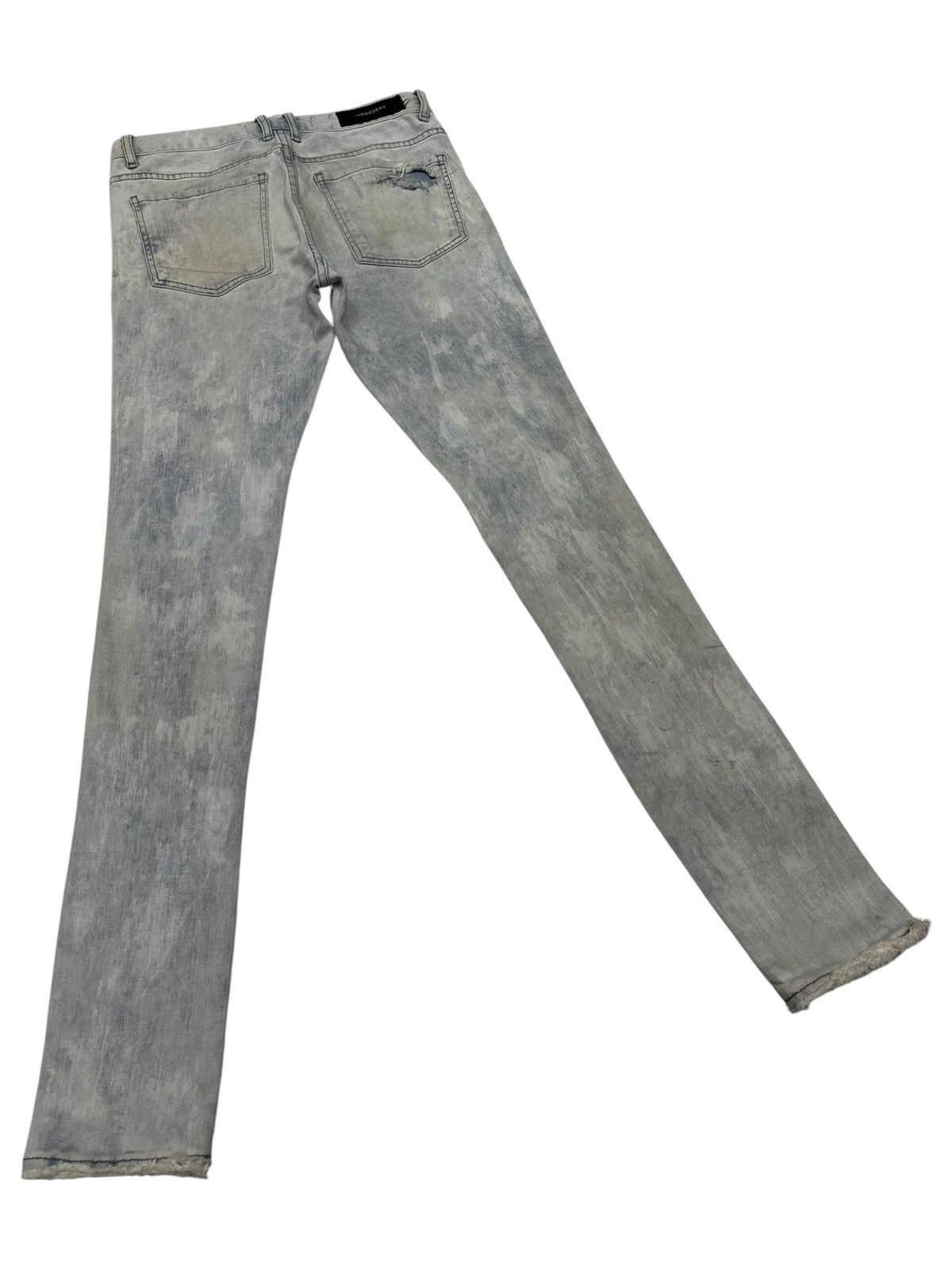 Represent Clo. REPRESENT DESTROYER DENIM RIRI ZIP SKINNY JEANS Size US 28 / EU 44 - 4 Thumbnail