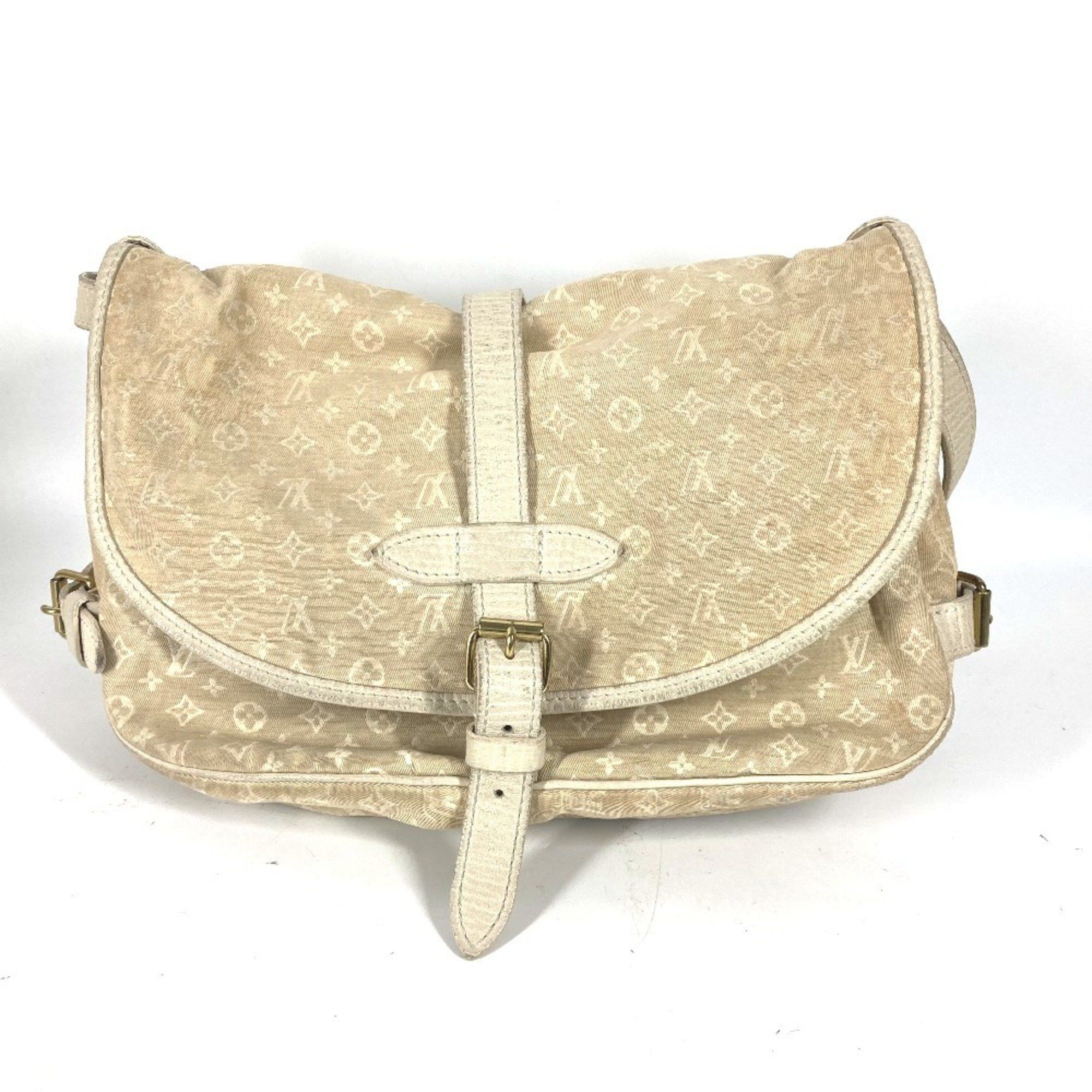 Louis Vuitton M95314 Monogram Minilan Saumur 30 Crossbody Bag Shoulder Canvas Women's Dune Beige