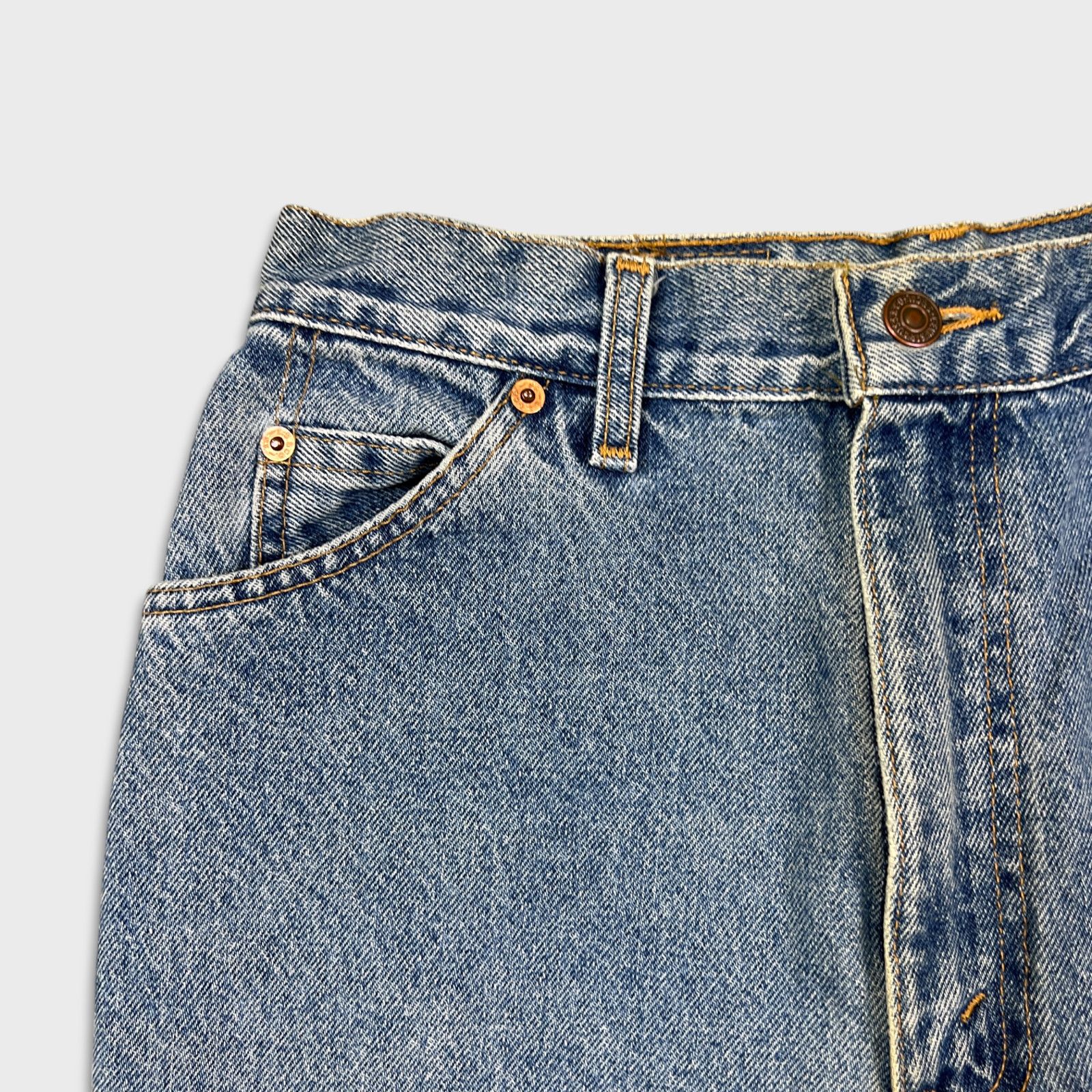 Levi's × Vintage Vintage 90s Levi's Orange Tab Jeans 28x32 Tapered Mens Denim Size US 28 / EU 44 - 3 Thumbnail