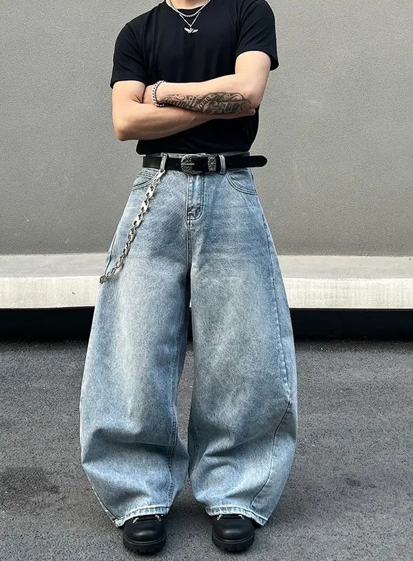 Jean VIBE Baggy Wide Leg Jeans Size US 30 / EU 46 - 8 Thumbnail