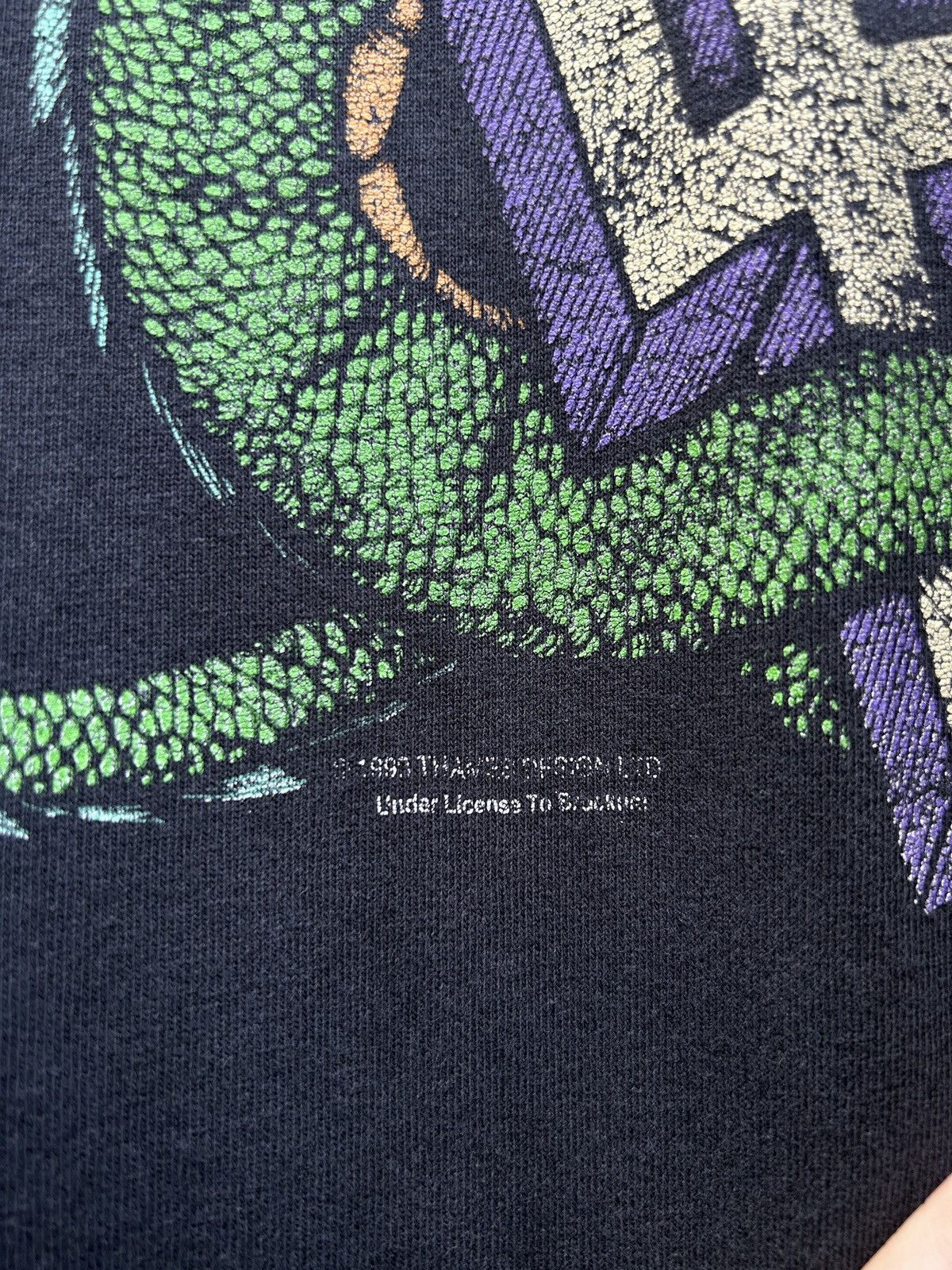 Band Tees 90s Vintage Deep Purple 1993/94 Battle Rages On Tour T-Shirt Size US XL / EU 56 / 4 - 4 Thumbnail