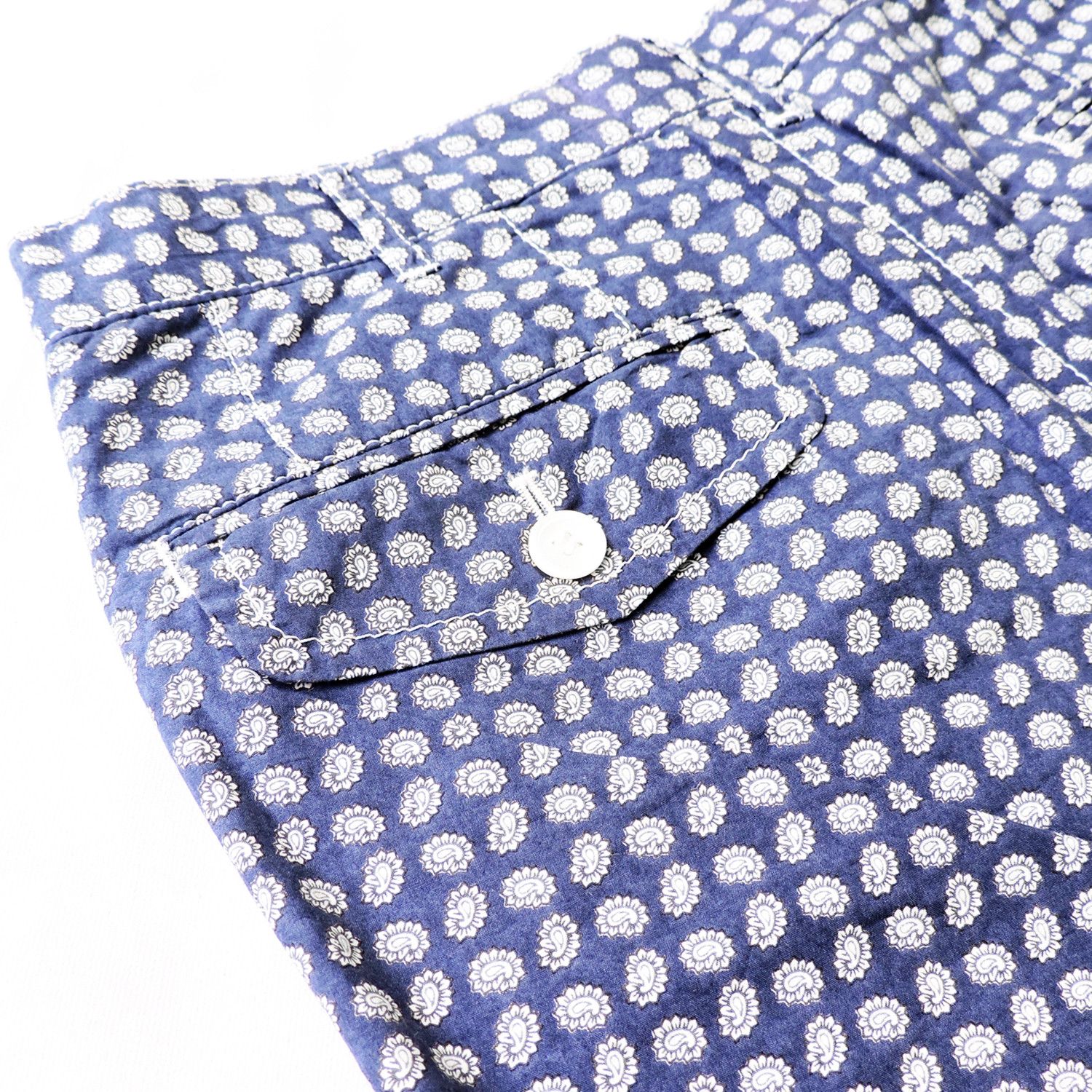 Comme des Garcons COMME DES GARÇONS HOMME PAISLEY PATTERN SHORT PANTS Size US 31 - 9 Thumbnail