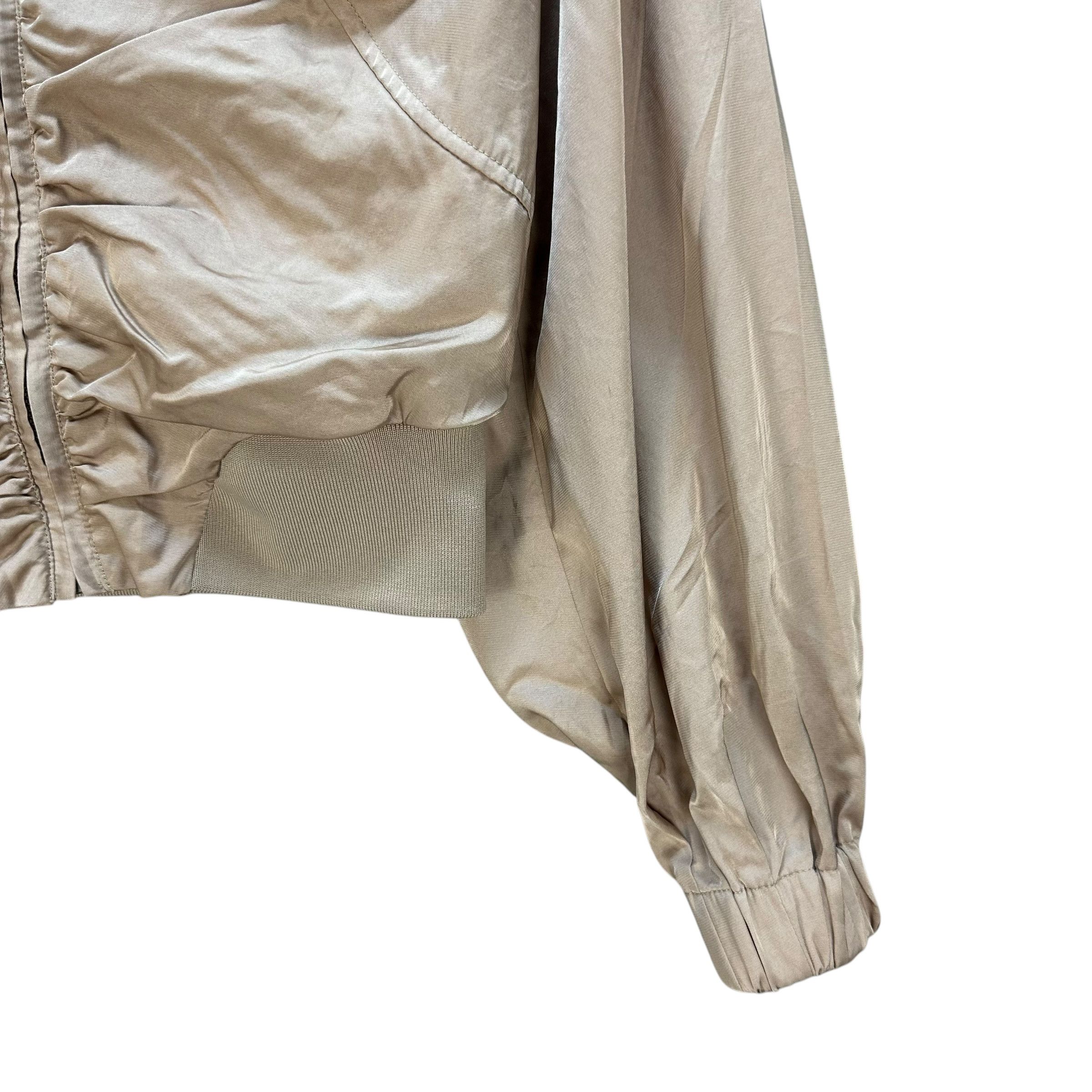 Japanese Brand SNIDEL Cropped Bomber Jacket Free Size #A63-1533 Size ONE SIZE - 5 Thumbnail