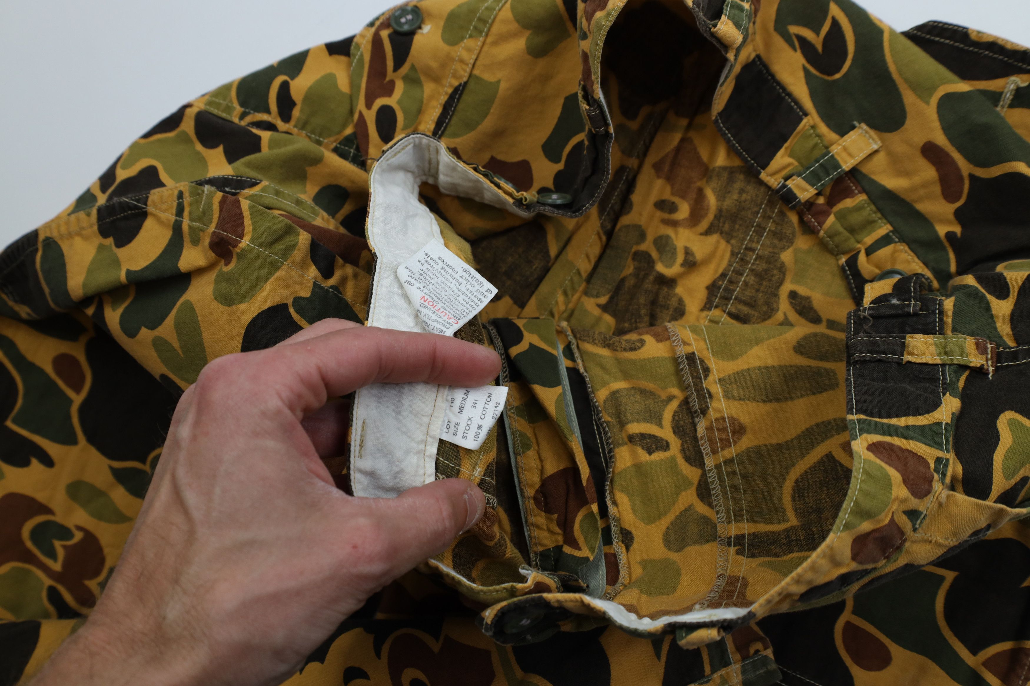 Vintage Vintage 60s 70s Streetwear Camouflage Wide Leg Pants USA Size US 34 / EU 50 - 10 Thumbnail