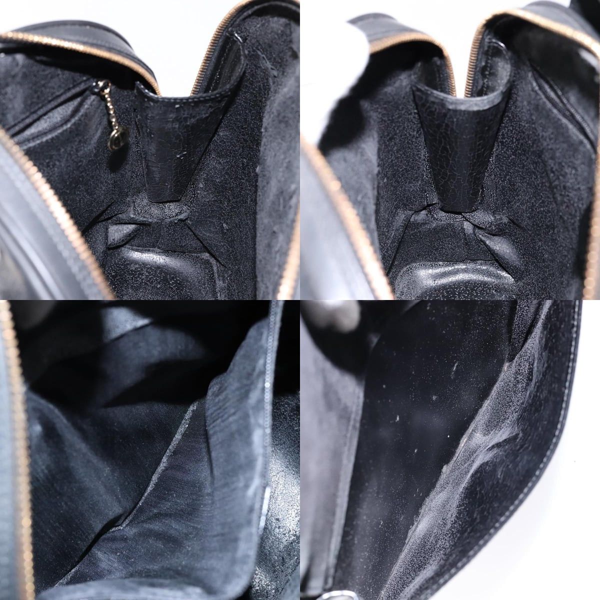 Gucci GUCCI Shoulder Bag Leather Black Gold 001 3444 001 3444 Size ONE SIZE - 12 Thumbnail