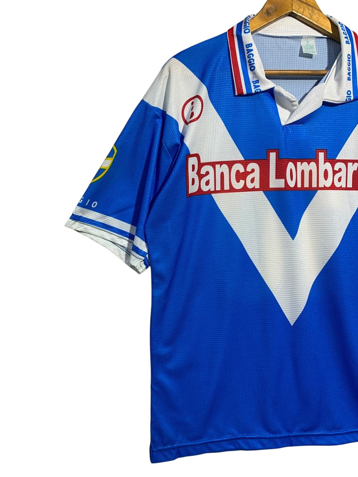 Vintage 🔥VTG RETRO FOOTBALL JERSEY NNS BAGGIO MADE IN ITALY Size US XL / EU 56 / 4 - 2 Thumbnail