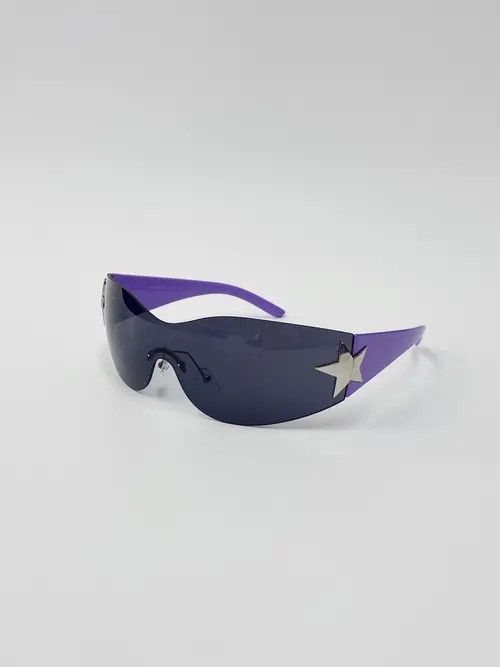VIBE Star Frame Rimless Sunglasess Vintage y2k 90’s Size ONE SIZE - 3 Thumbnail