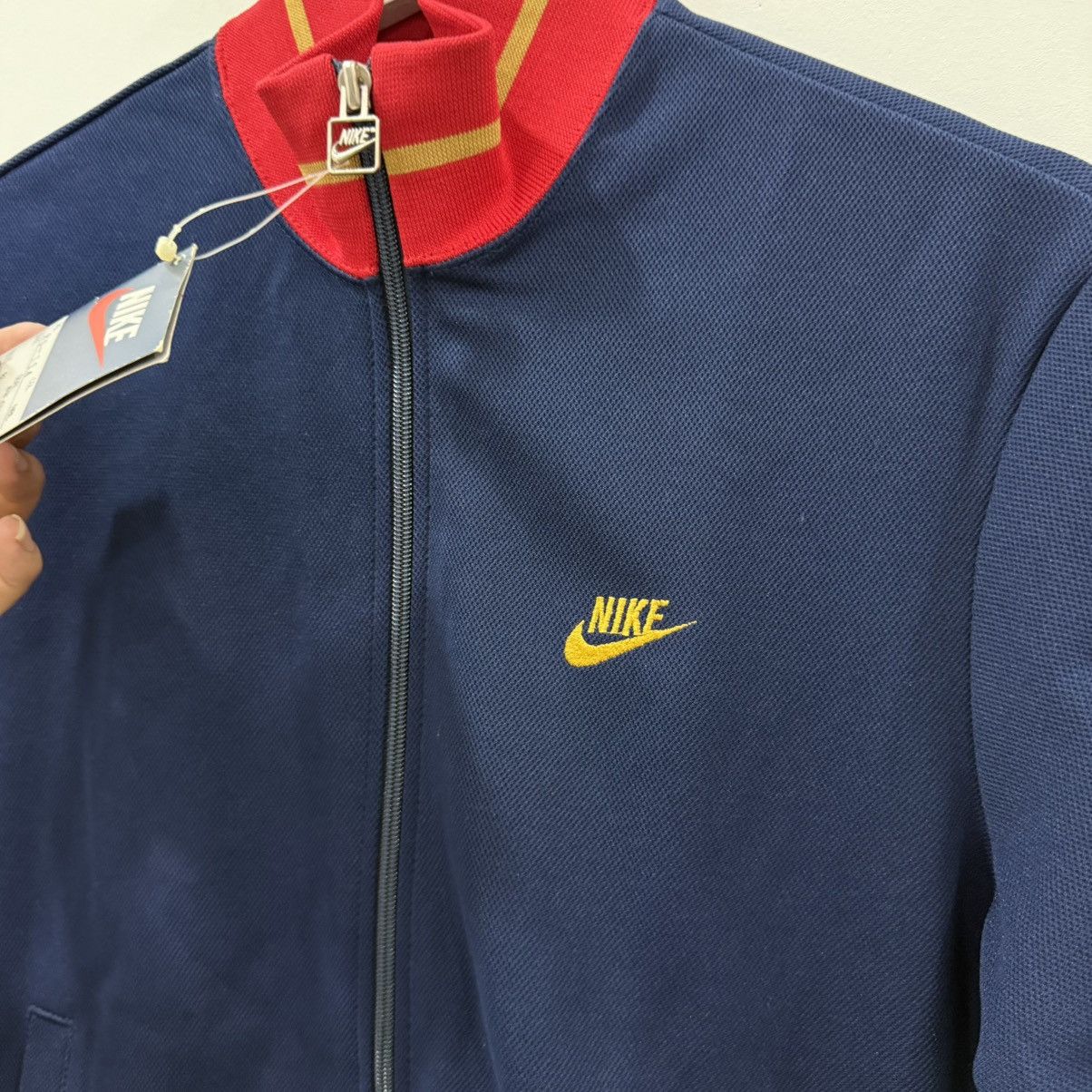 Nike × Vintage Vintage 80s Nike Tracktop Blue Tag Japan DeadStock Size US S / EU 44-46 / 1 - 4 Thumbnail
