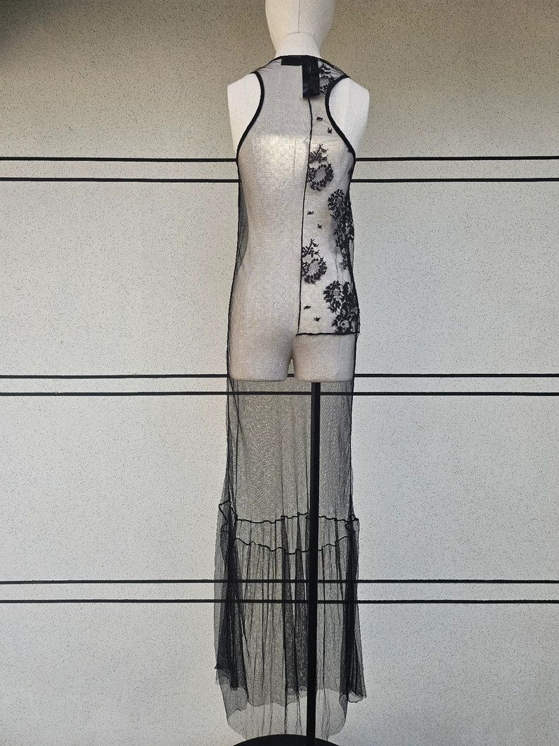 Haider Ackermann Haider Ackermann Ladies Lace Dress Size L / US 10 / IT 46 - 2 Thumbnail