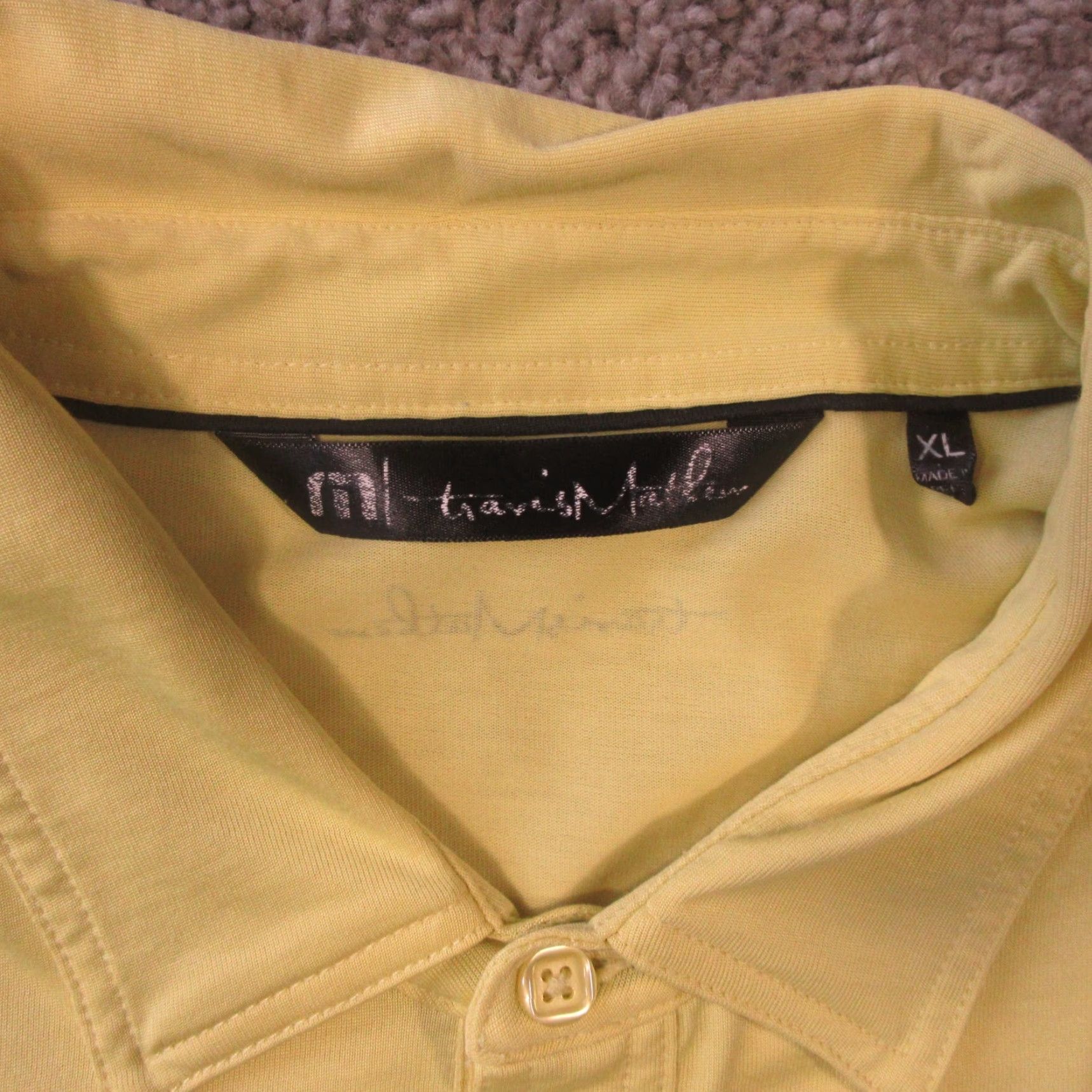 TravisMathew Travis Mathew Polo Shirt Men XL Blue Yellow Lot Embroidered Shoulder Golf Shirt Shirt Mens XL Blue Colorful Classic Outdoor Sports Two Pack Polo Size US XL / EU 56 / 4 - 3 Thumbnail