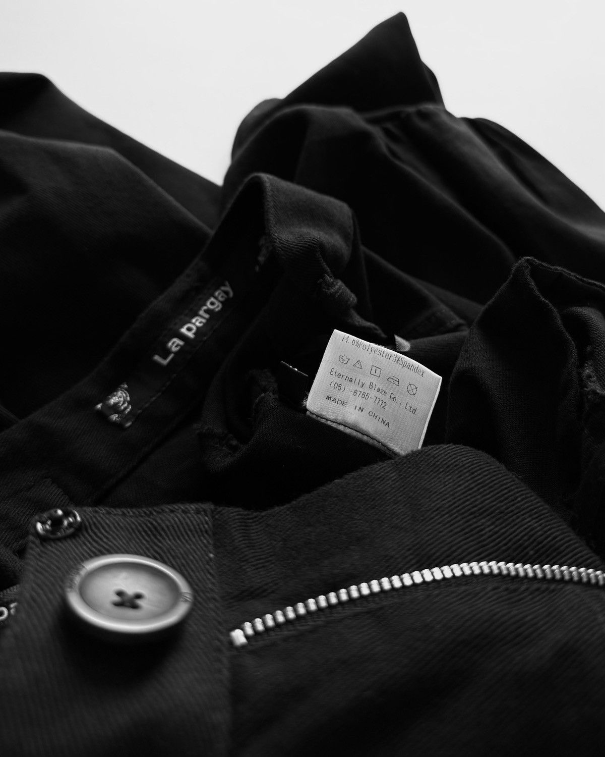 Japanese Brand LA PARGAY BLACK HAREM PANTS Size US 30 / EU 46 - 8 Thumbnail