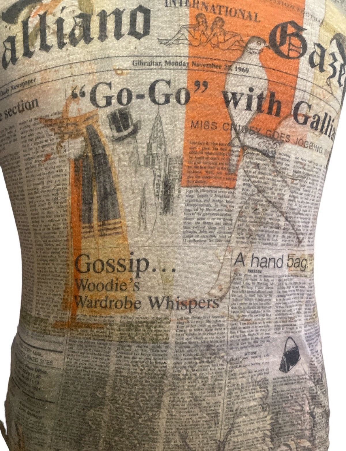 John Galliano John Galliano gazette Runway linen top Spring 2009 Size US S / EU 44-46 / 1 - 7 Thumbnail