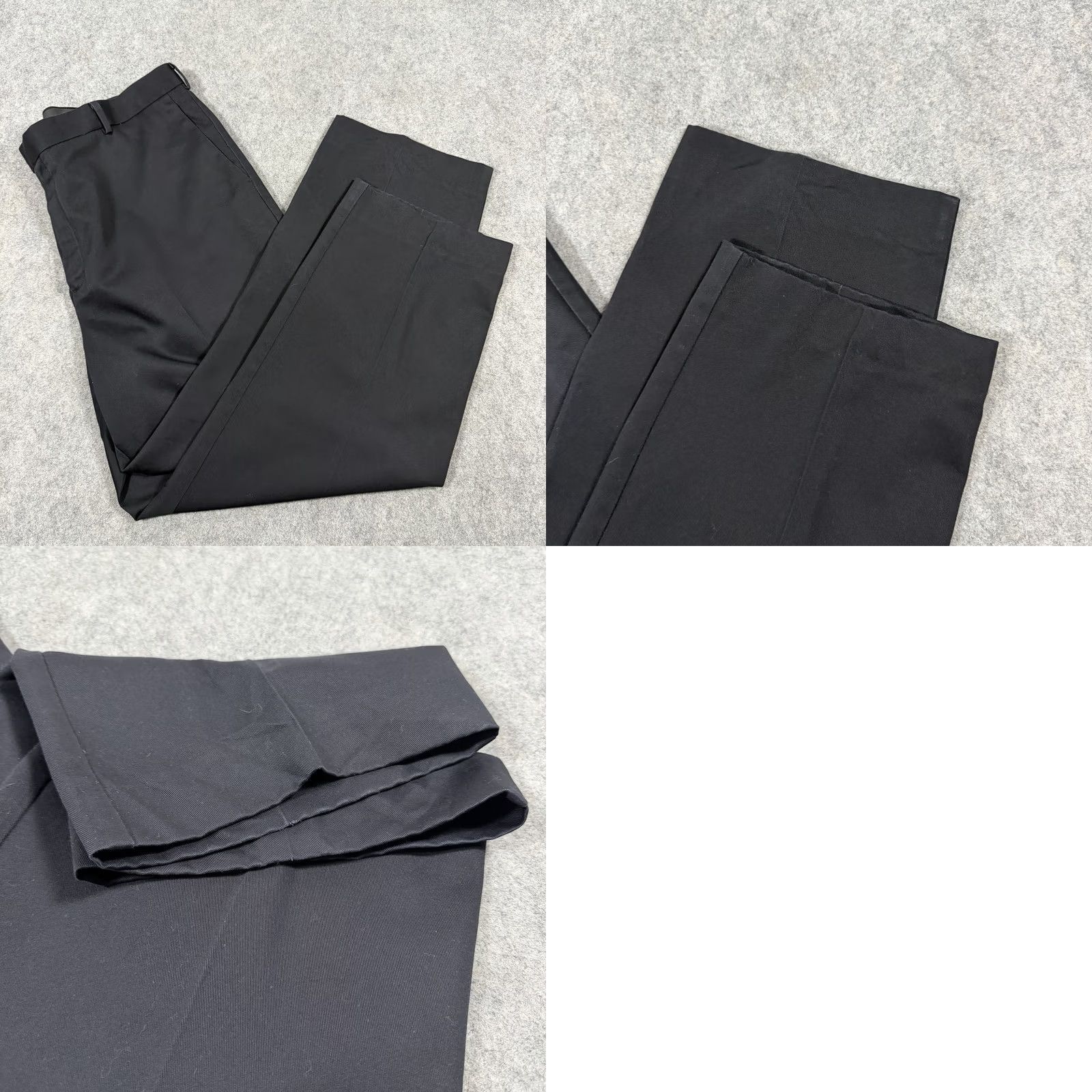 Dockers DOCKERS Pants Mens 40x30 Black Classic Khakis Straight Front 41x28 Inseam 28" Twill, Button Zip, Relaxed Fit Vintage No Size US 40 / EU 56 - 11 Thumbnail