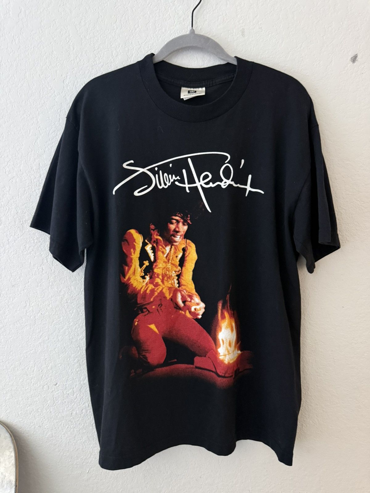 Other Vintage Jimi Hendrix Black Tee Size US L / EU 52-54 / 3 - 5 Thumbnail