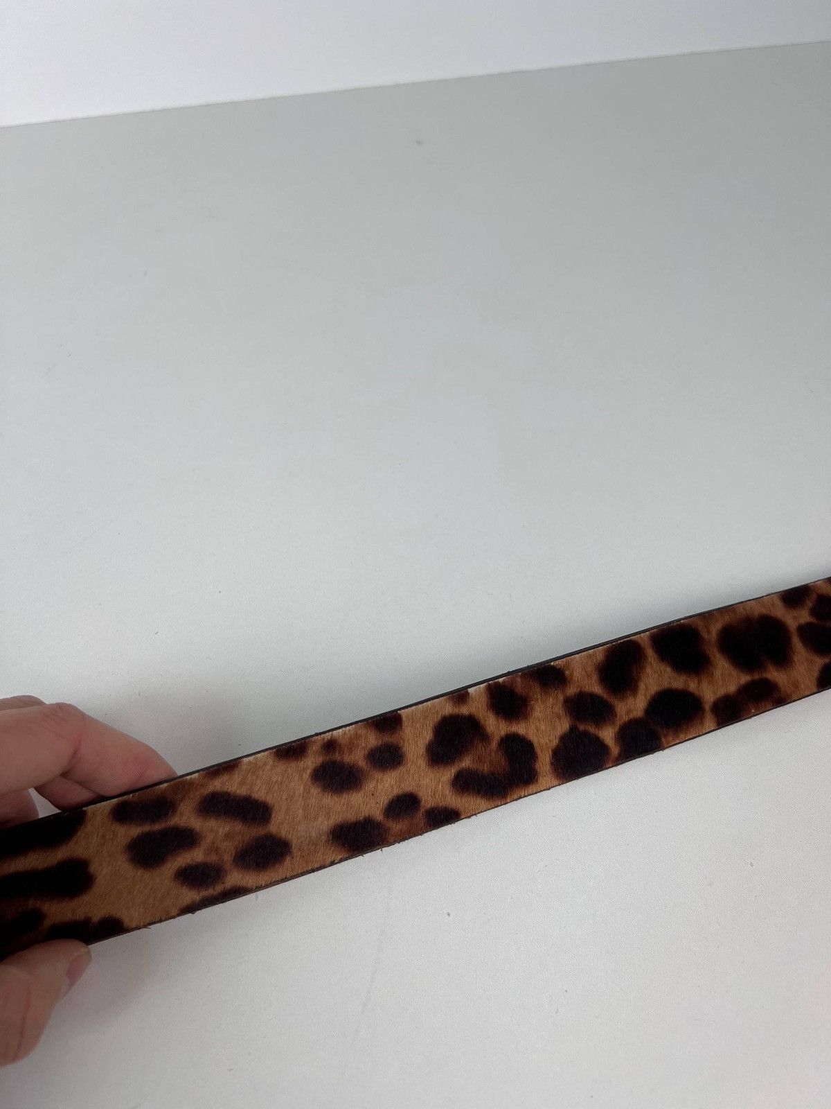Dolce & Gabbana Dolce Gabbana Leopard leather belt woman Size ONE SIZE - 9 Thumbnail