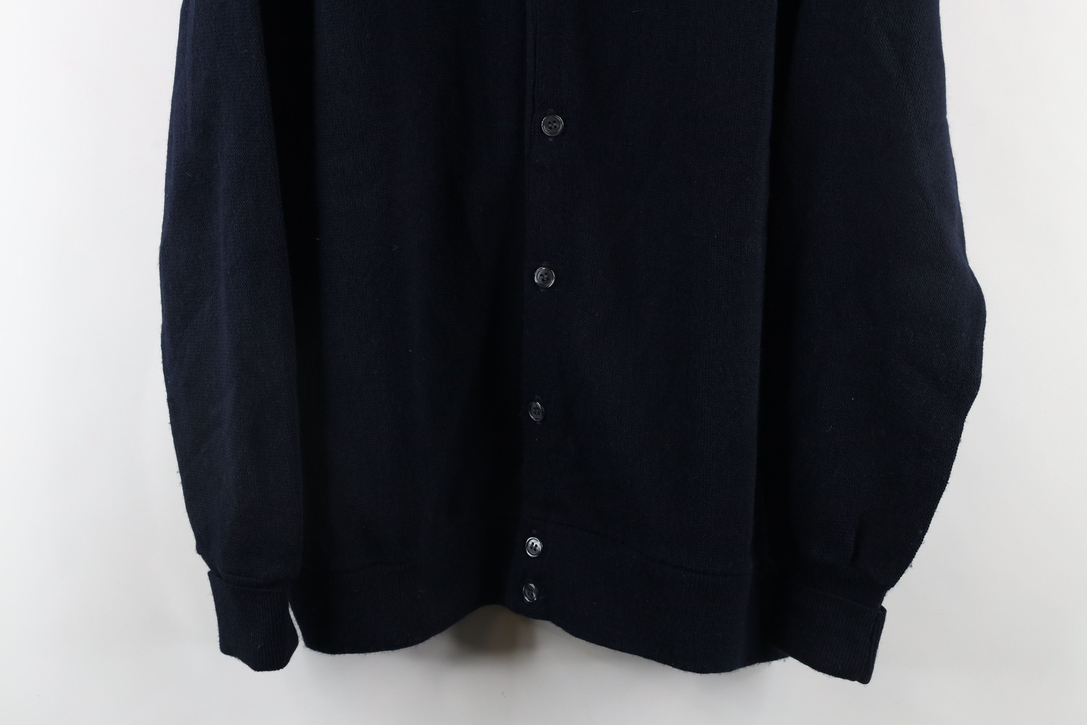 Izod × Vintage Vintage 80s 90s Izod Knit Button Cardigan Sweater Blue USA Size US L / EU 52-54 / 3 - 3 Thumbnail