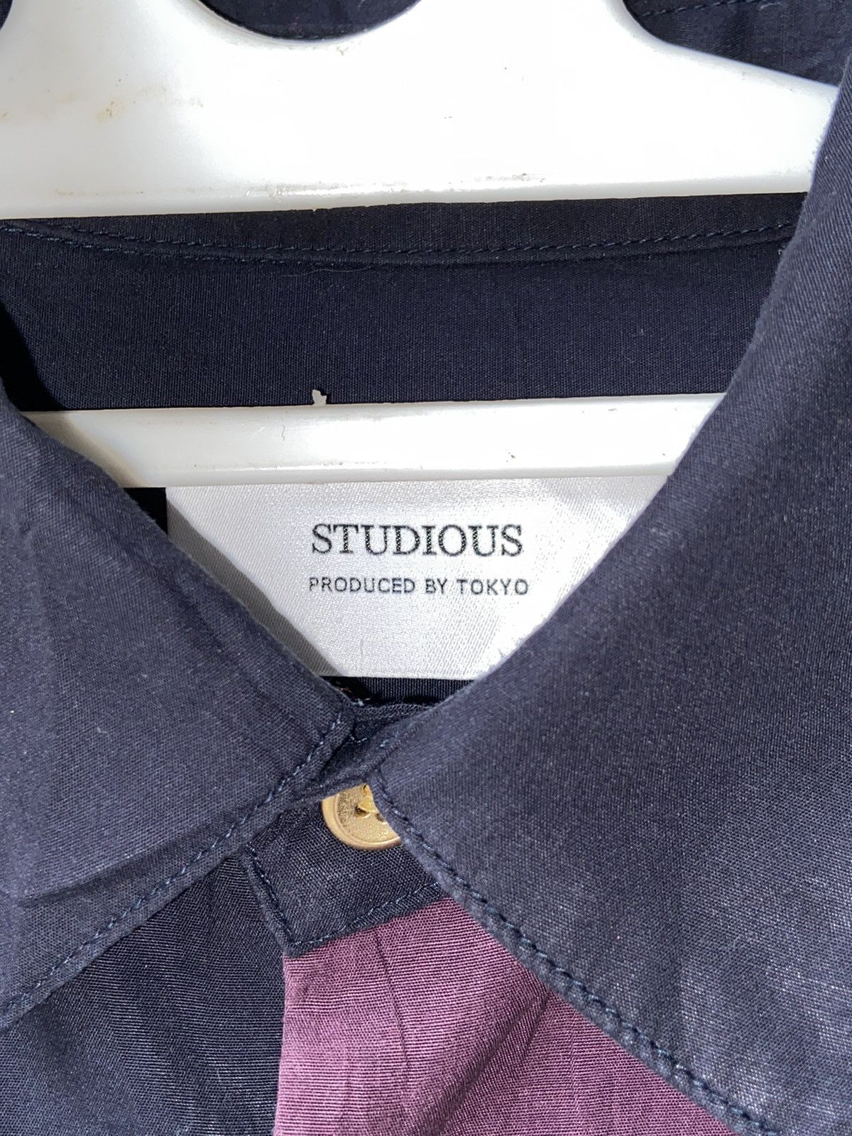STUDIOUS STUDIOUS By Tokyo Navy Shirt Size 48L - 13 Thumbnail