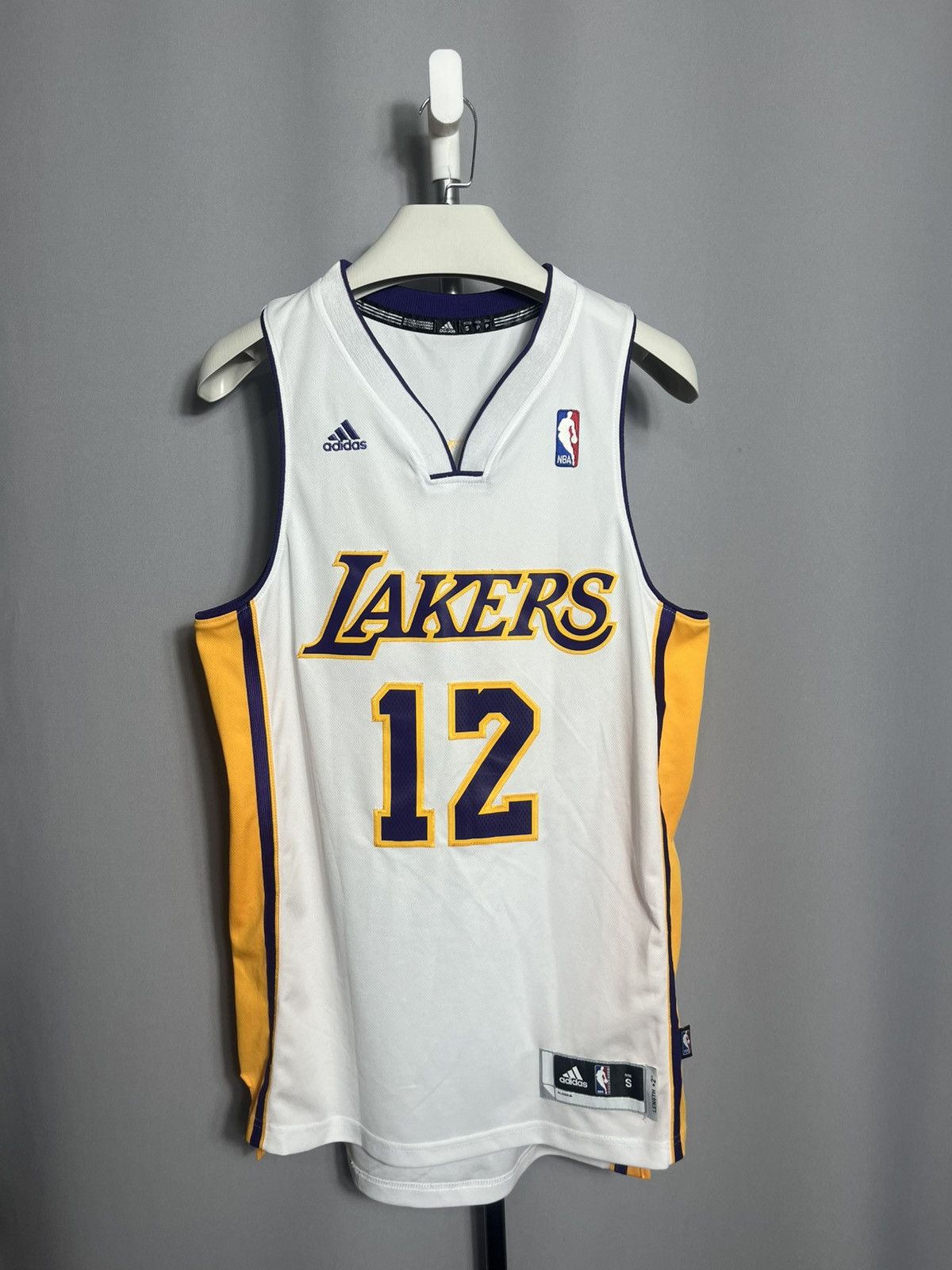 Adidas Adidas 2013 Dwight Howard #12 White Los Angeles Lakers Jerse Size US S / EU 44-46 / 1 - 1 Thumbnail