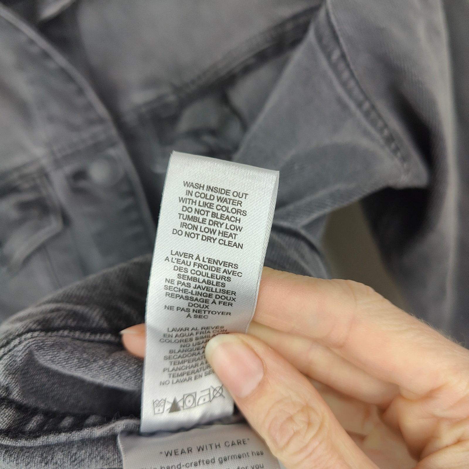 Good American Good American Committed To Fit Denim Jacket Womens Large Size L / US 10 / IT 46 - 7 Thumbnail