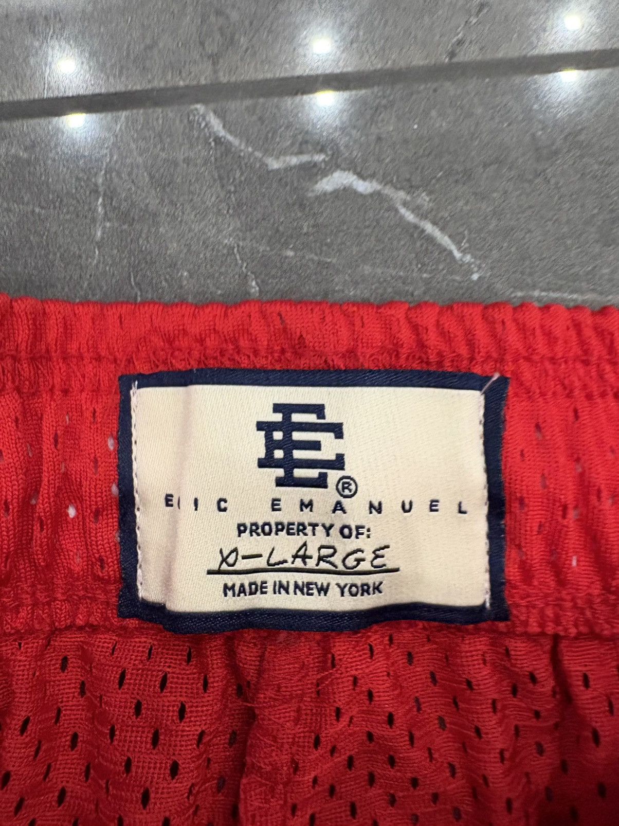 Eric Emanuel Eric Emanuel EE Basic Short Red White SS25 XL Size US 30 / EU 46 - 3 Thumbnail