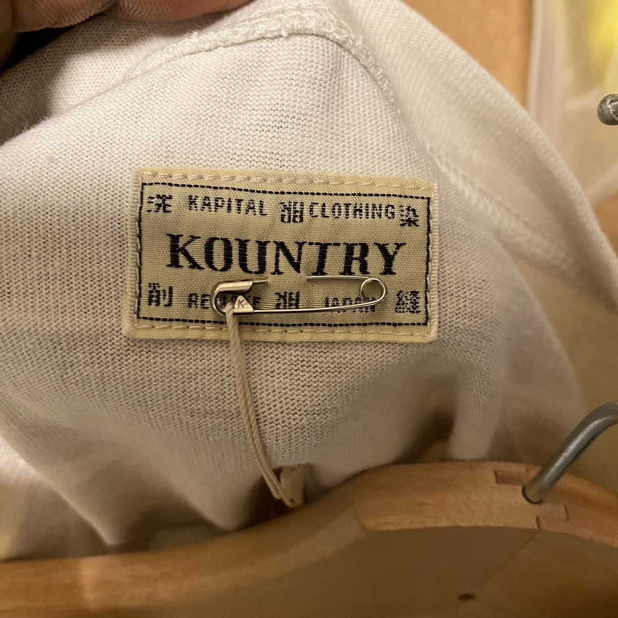 Kapital Kapital 2 Tone Big Pocket Bone Tee Size US S / EU 44-46 / 1 - 13 Thumbnail