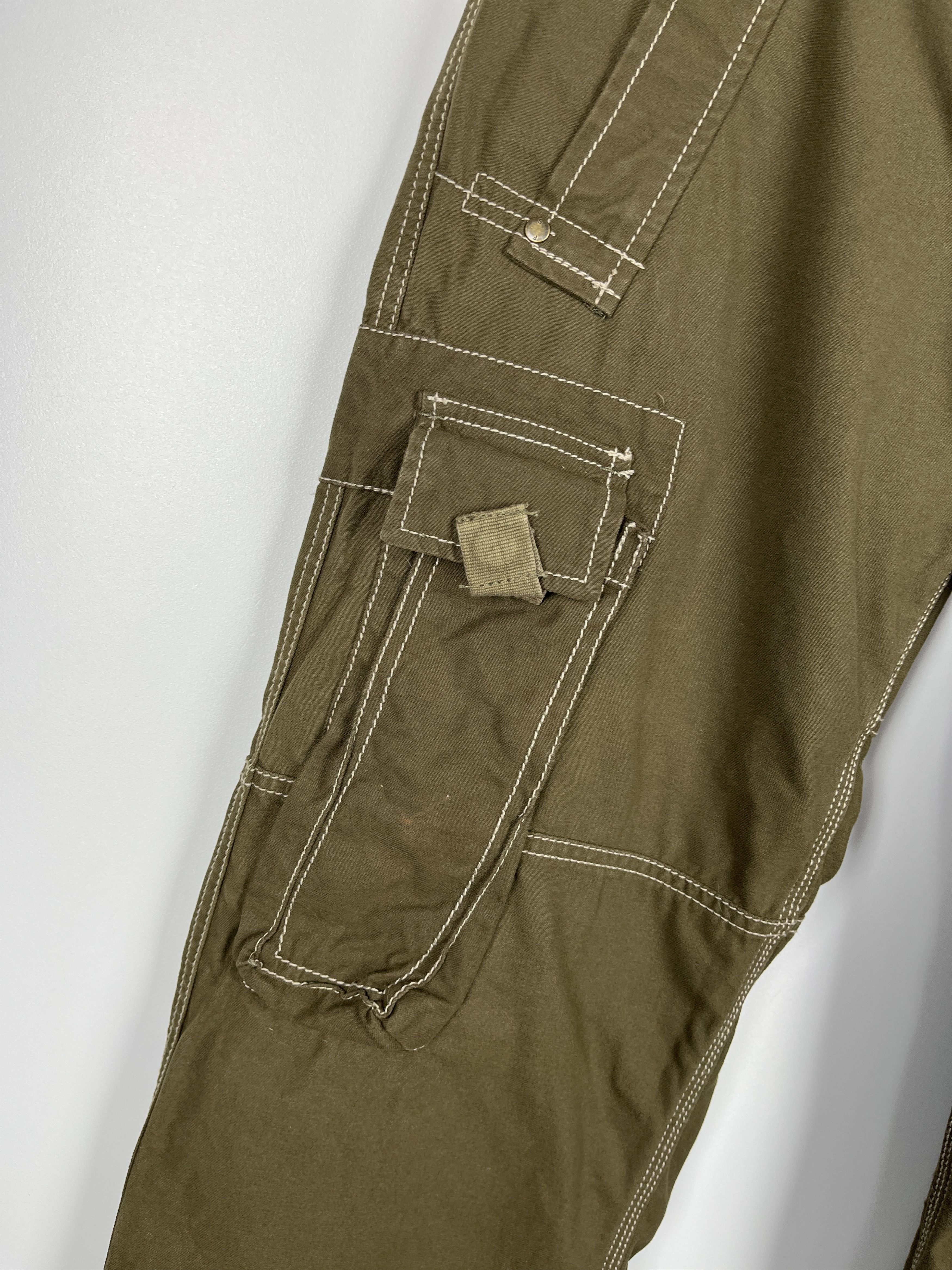Vintage Vintage Avant Garde Cargo Bondage Multi-Pocket Pants Size US 33 - 7 Thumbnail