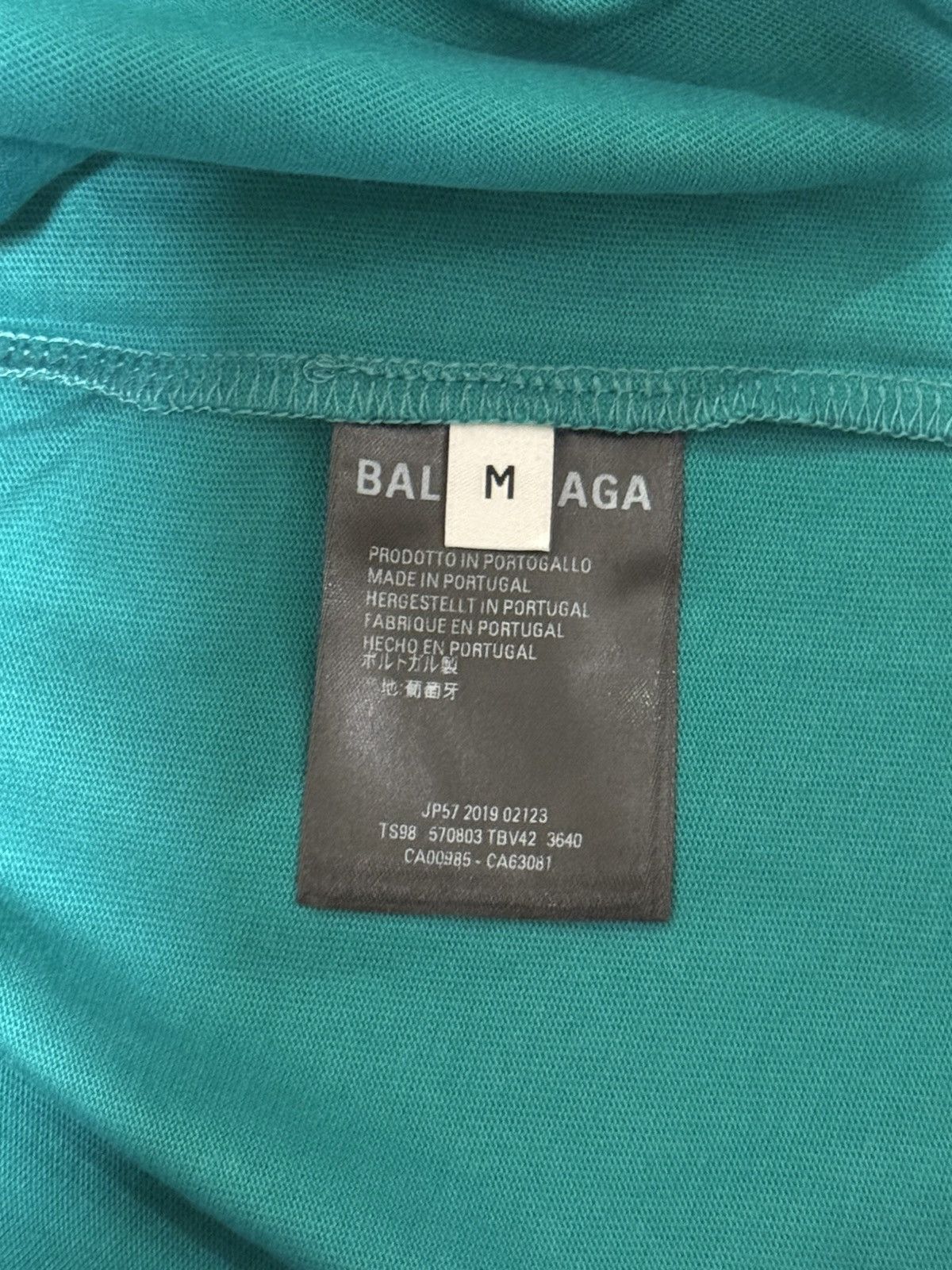 Balenciaga Balenciaga deep green t shirt Size US M / EU 48-50 / 2 - 6 Thumbnail