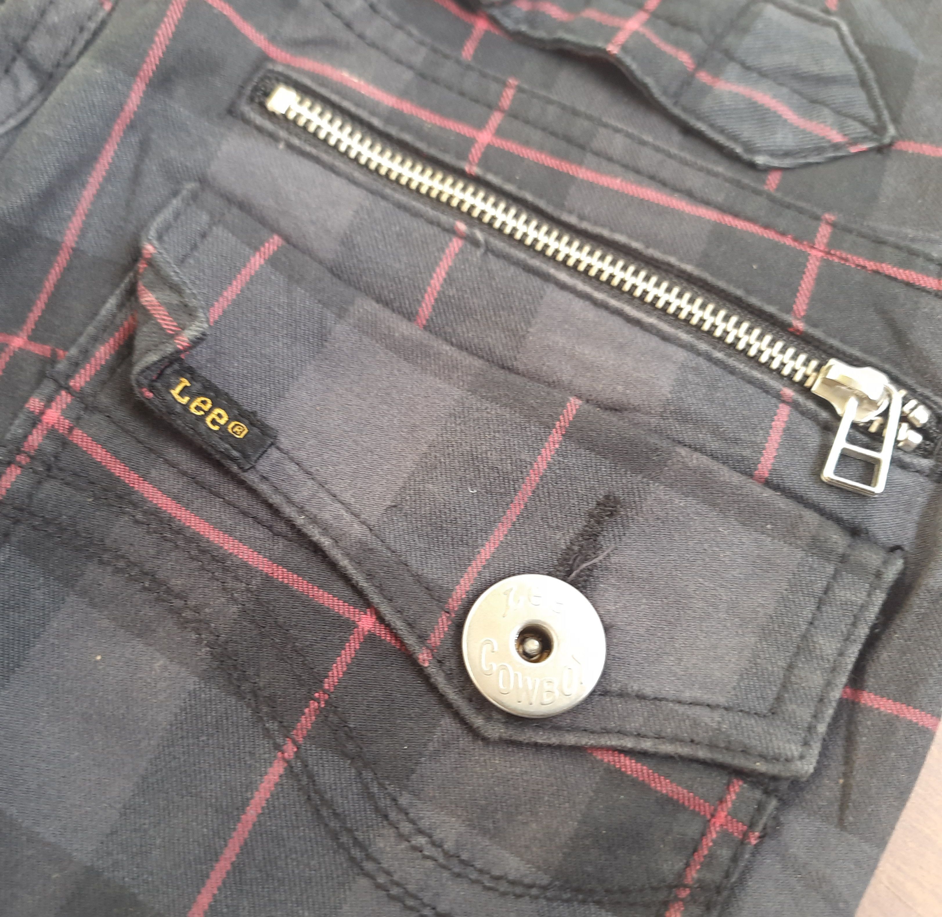Lee Y2K Lee Cowboy Tartan Pants Punk Grunge Size US 30 / EU 46 - 10 Thumbnail