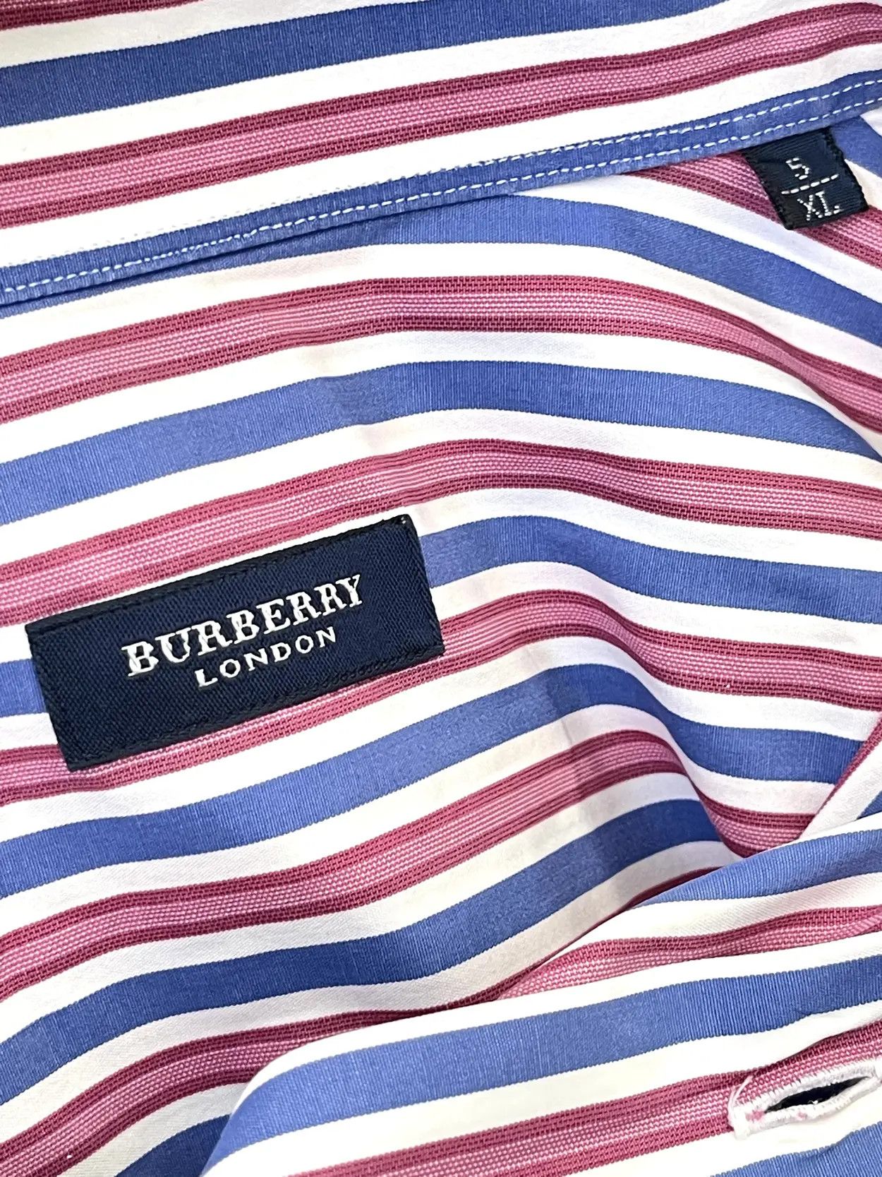 Burberry 🔥 Burberry multicolored striped shirt size xl Size US XL / EU 56 / 4 - 7 Thumbnail