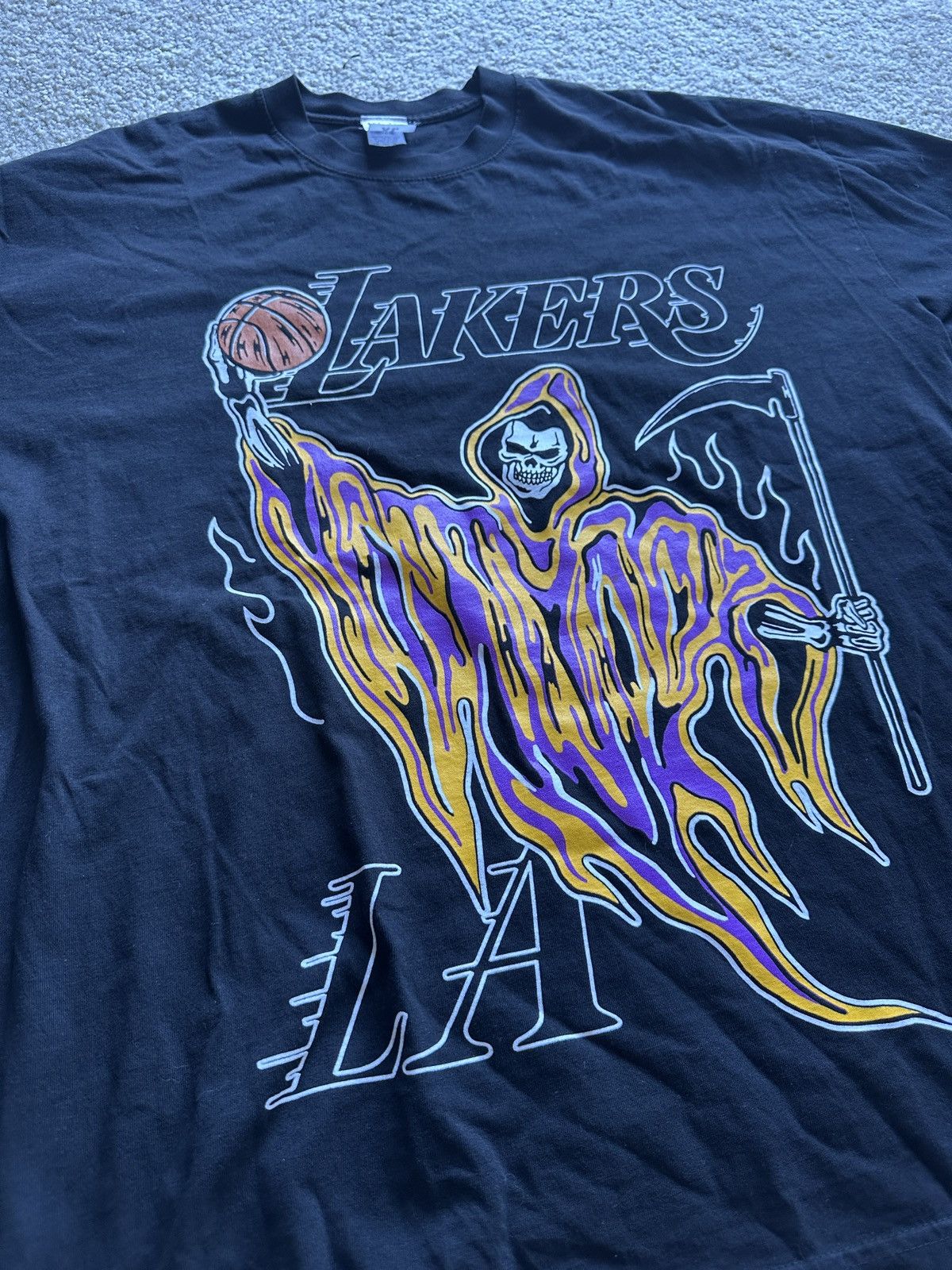 Warren Lotas Warren Lotas Lakers Reaper Tee Size US XL / EU 56 / 4 - 2 Thumbnail