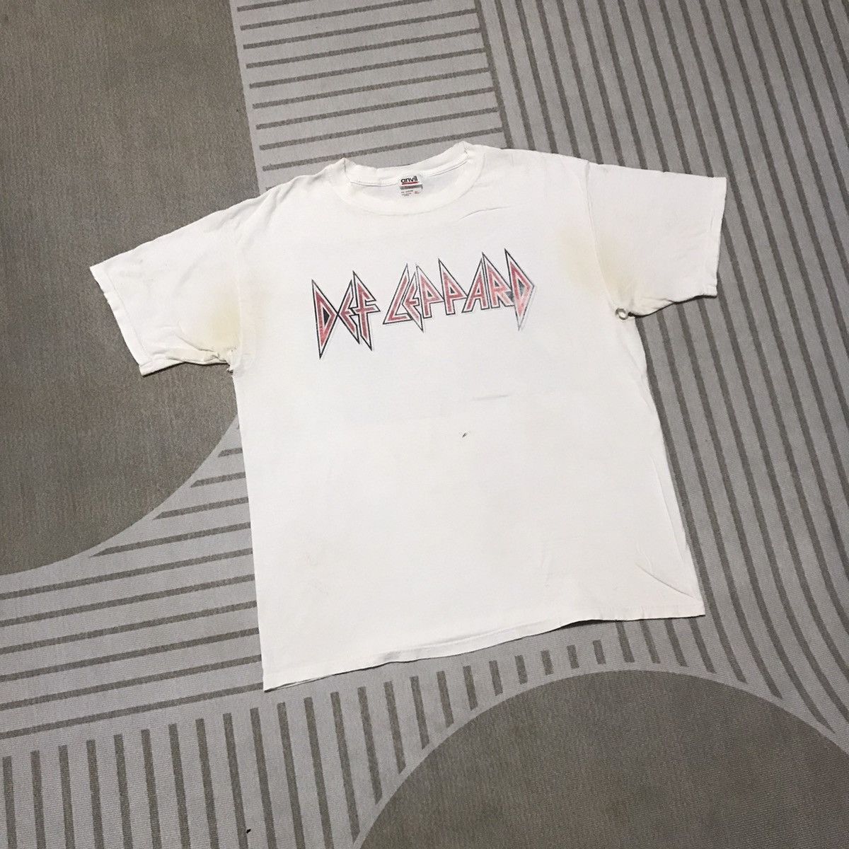 Band Tees × Vintage VINTAGE DISTRESS BAND DEF LEPPARD 00s RARE TEE Size US XL / EU 56 / 4 - 11 Thumbnail