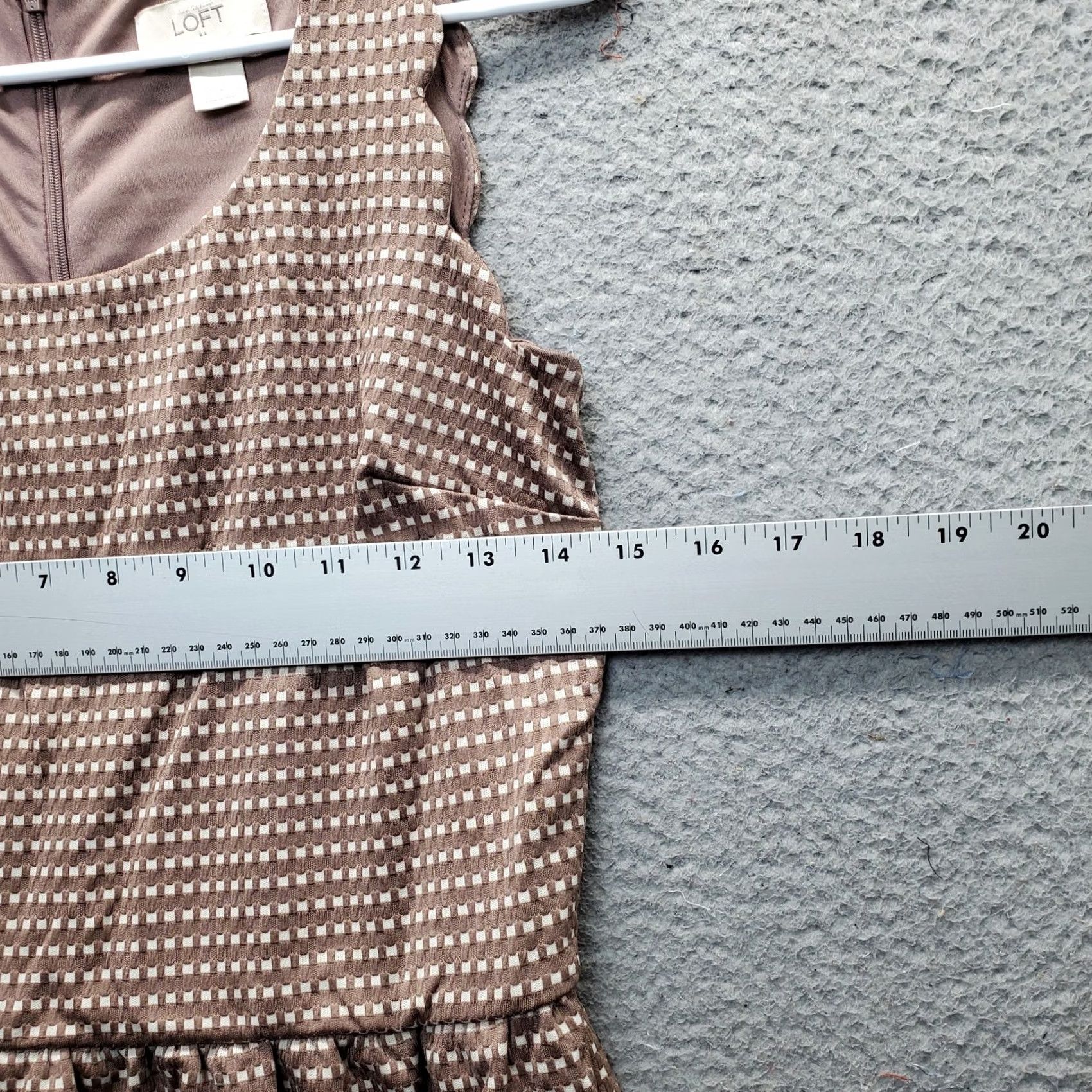 Loft LOFT Women Dress 2 Multicolor Striped Sleeveless Round Neck Back Zip Midi Casual Party/Cocktail Shirt/Holiday? Size XS / US 0-2 / IT 36-38 - 4 Thumbnail
