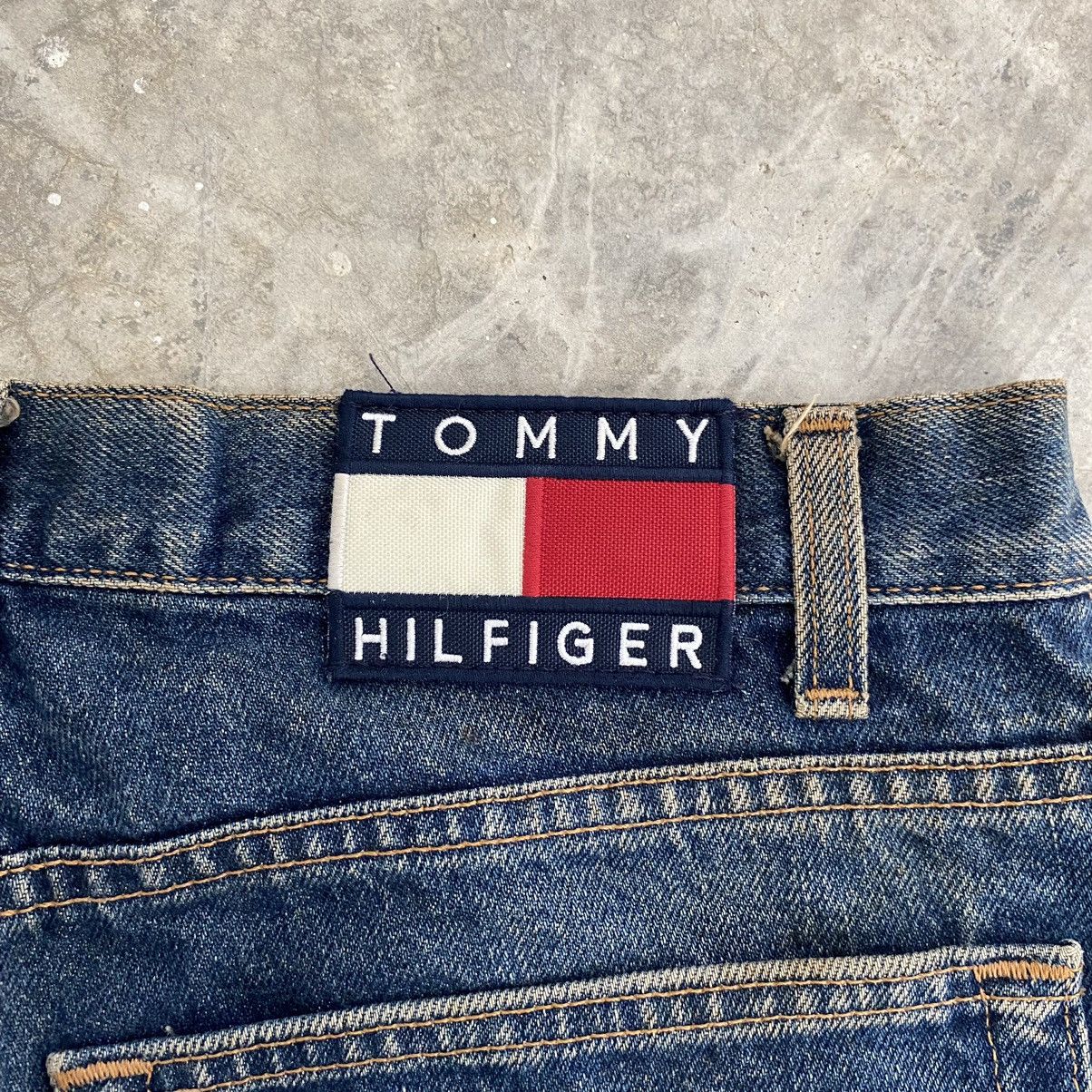 Tommy Hilfiger VTG 90’s Tommy Hilfiger Mud Blue Dirty Baggy Denim Jeans Size US 32 / EU 48 - 21 Thumbnail