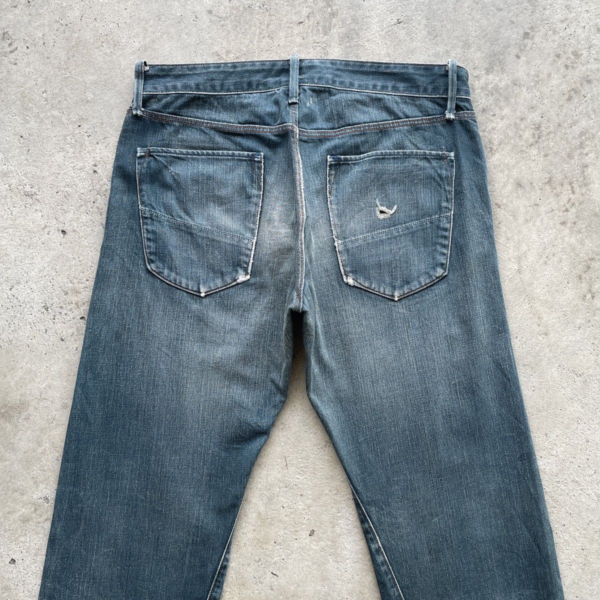 Banana Republic × Jean W32💥 Vintage Banana Republic Distressed Jeans Faded Pants Size US 32 / EU 48 - 9 Thumbnail