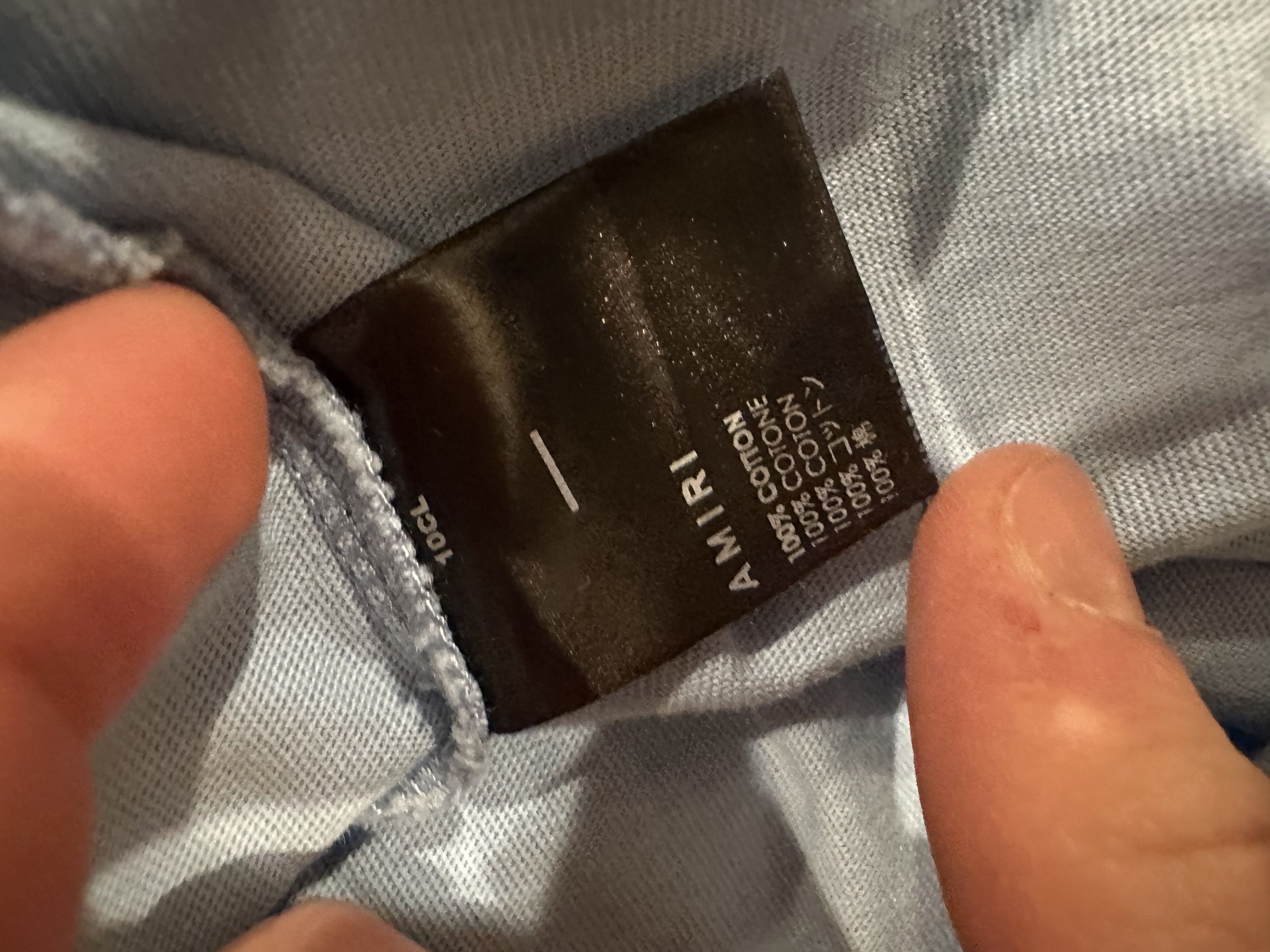 Amiri Amiri Blue MA Logo tee Size US L / EU 52-54 / 3 - 3 Thumbnail