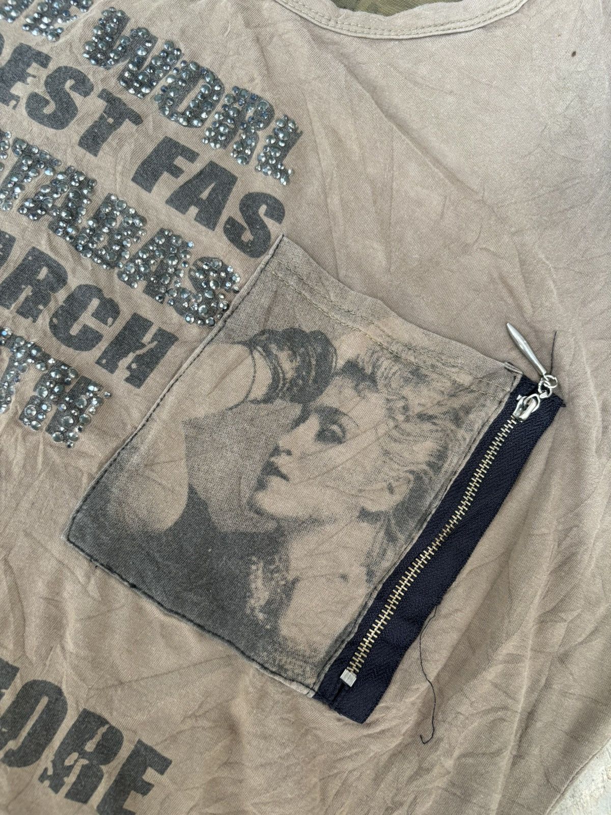 Hysteric Glamour Y2k Opium Hysteric Style Pocket Tshirt Size ONE SIZE - 4 Thumbnail