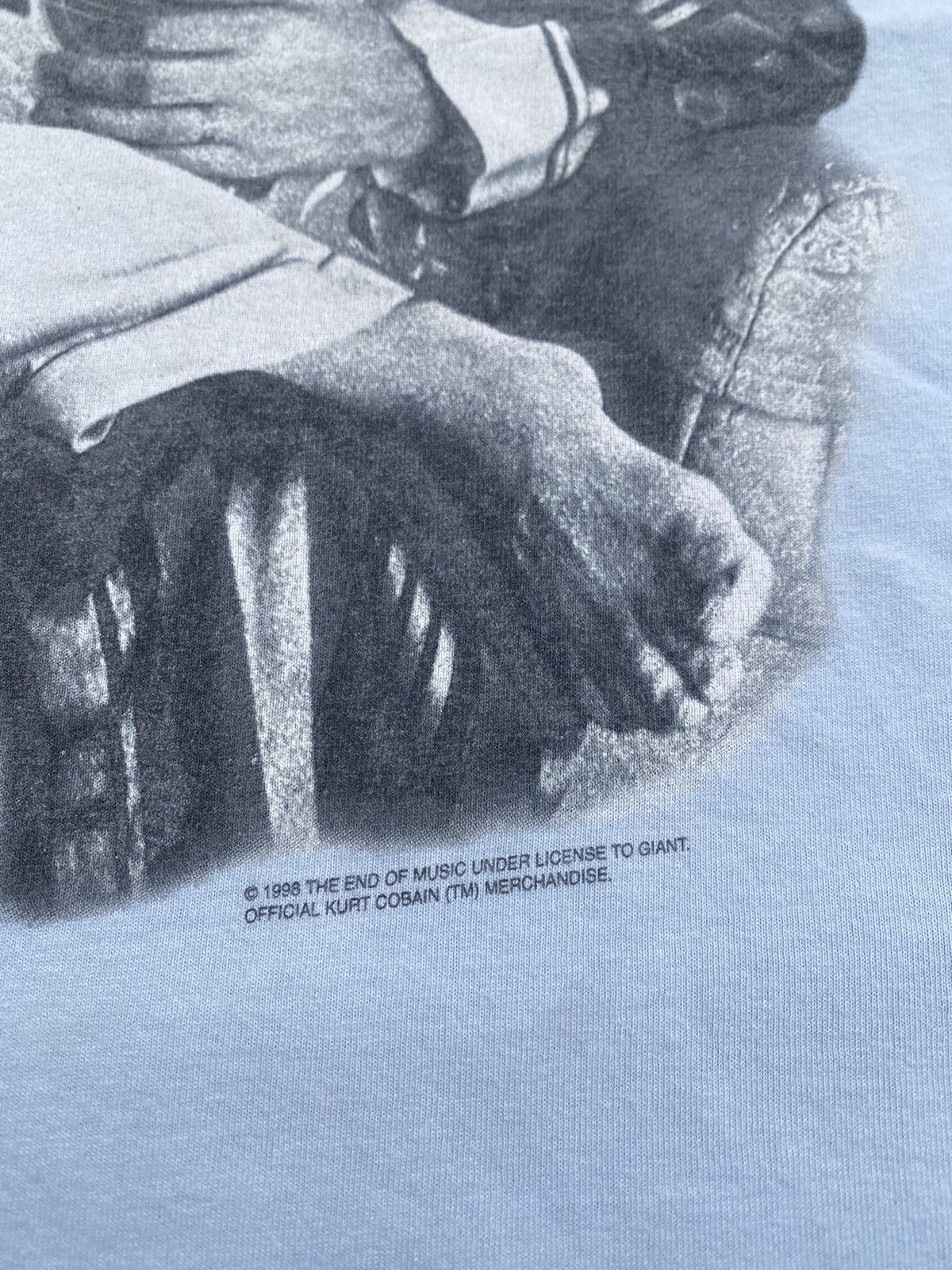 Band Tees Rare Vintage Kurt Cobain 1998 “The End of the Music” Tshirt Size US L / EU 52-54 / 3 - 21 Thumbnail