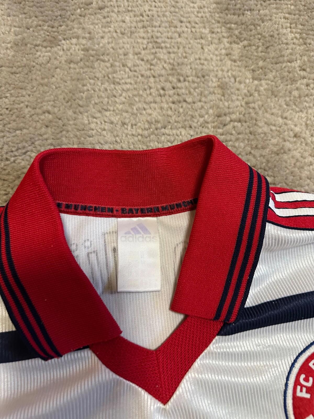 Adidas Bayern Munich 1998/1999/2000 Football Soccer Shirt Jersey Size US L / EU 52-54 / 3 - 5 Thumbnail