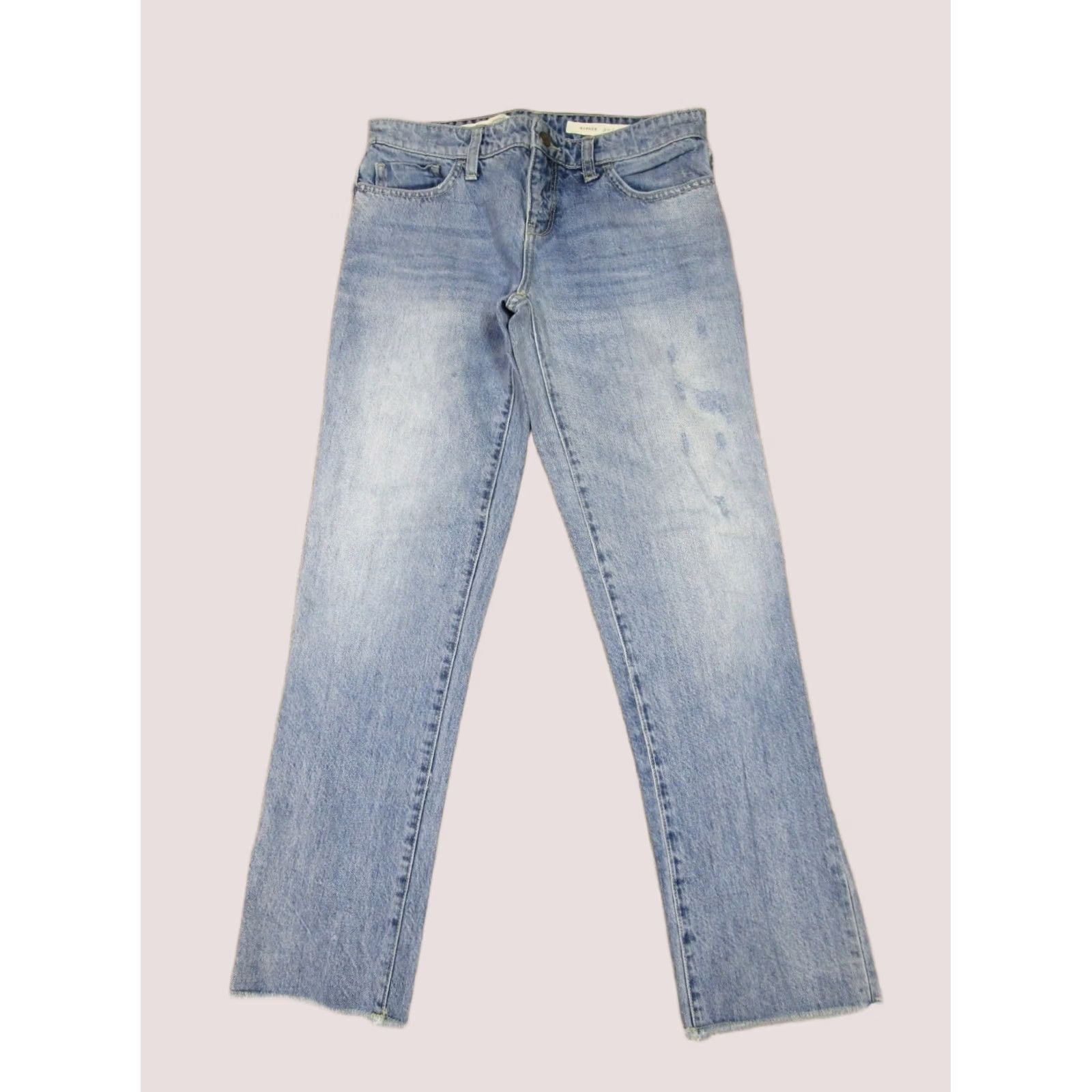Vintage Pilcro Jeans Women 26 Blue Straight Ankle Logo 5-Pocket Denim Cotton Mid Rise Regular Fit 27In Inseam Size 26" / US 2 / IT 38 - 1 Thumbnail