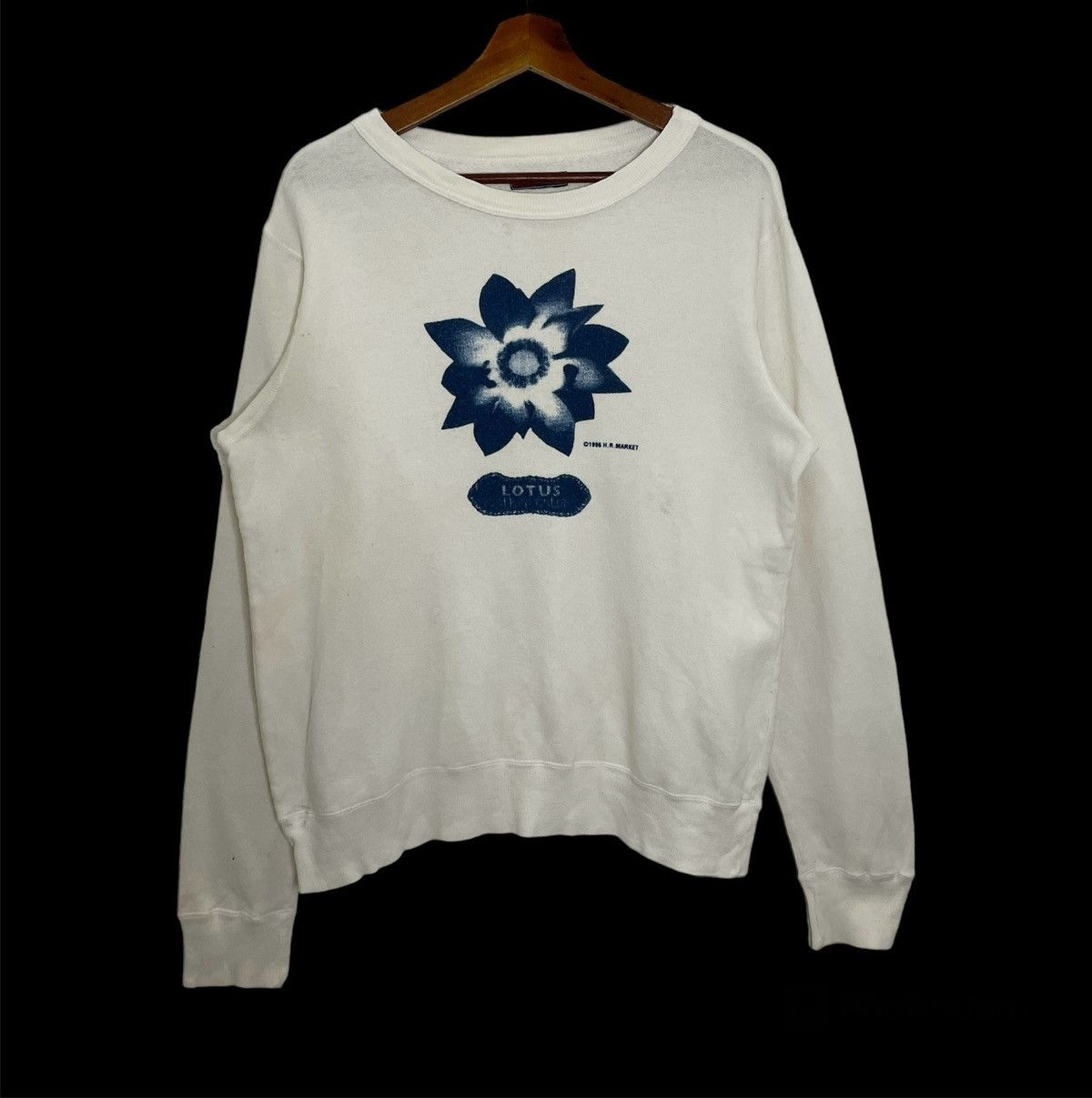 Blue Blue Japan Vintage 90s Blue Blue Sweatshirt Size US M / EU 48-50 / 2 - 1 Thumbnail