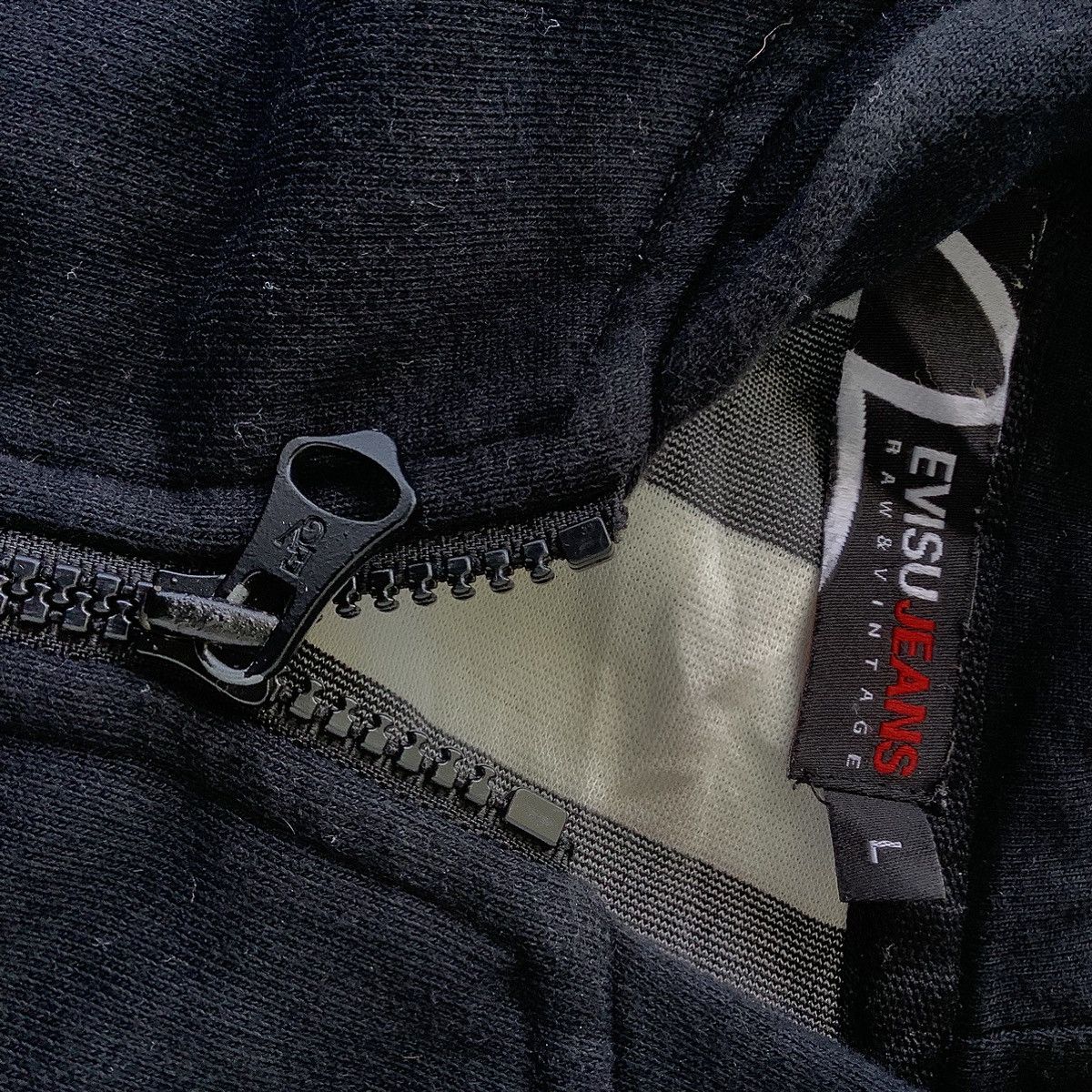 Japanese Brand Fur Faux Evisu Hoodie Size US L / EU 52-54 / 3 - 5 Thumbnail