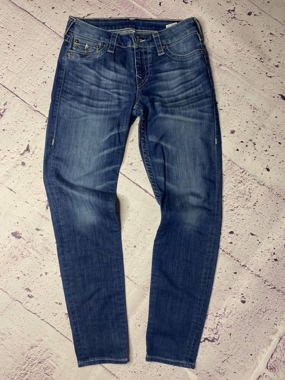 True Religion Womens Vintage True Religion jeans diamonds 💎 luxury legging Size 29" - 8 Thumbnail