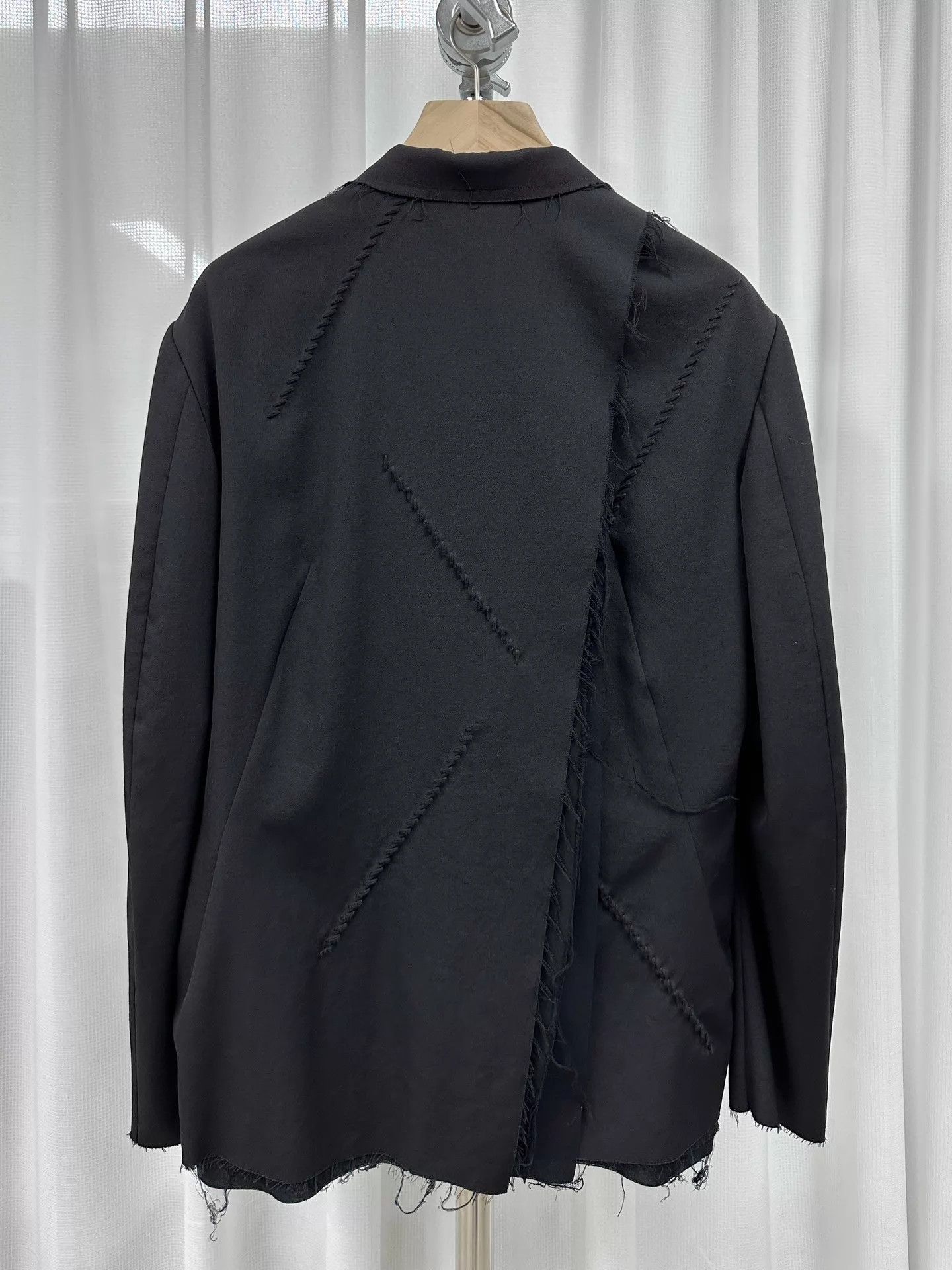 Yohji Yamamoto YohjiYamamoto15AWReversibleTripleCutRawEdgeSuit3 Size US L / EU 52-54 / 3 - 4 Thumbnail